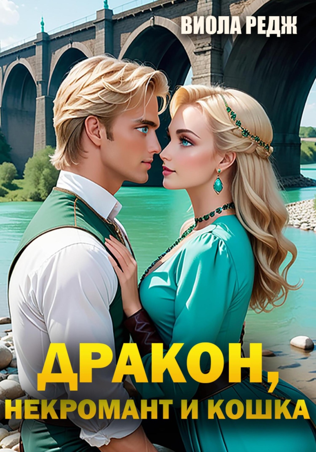Обложка книги «Дракон, некромант и кошка»