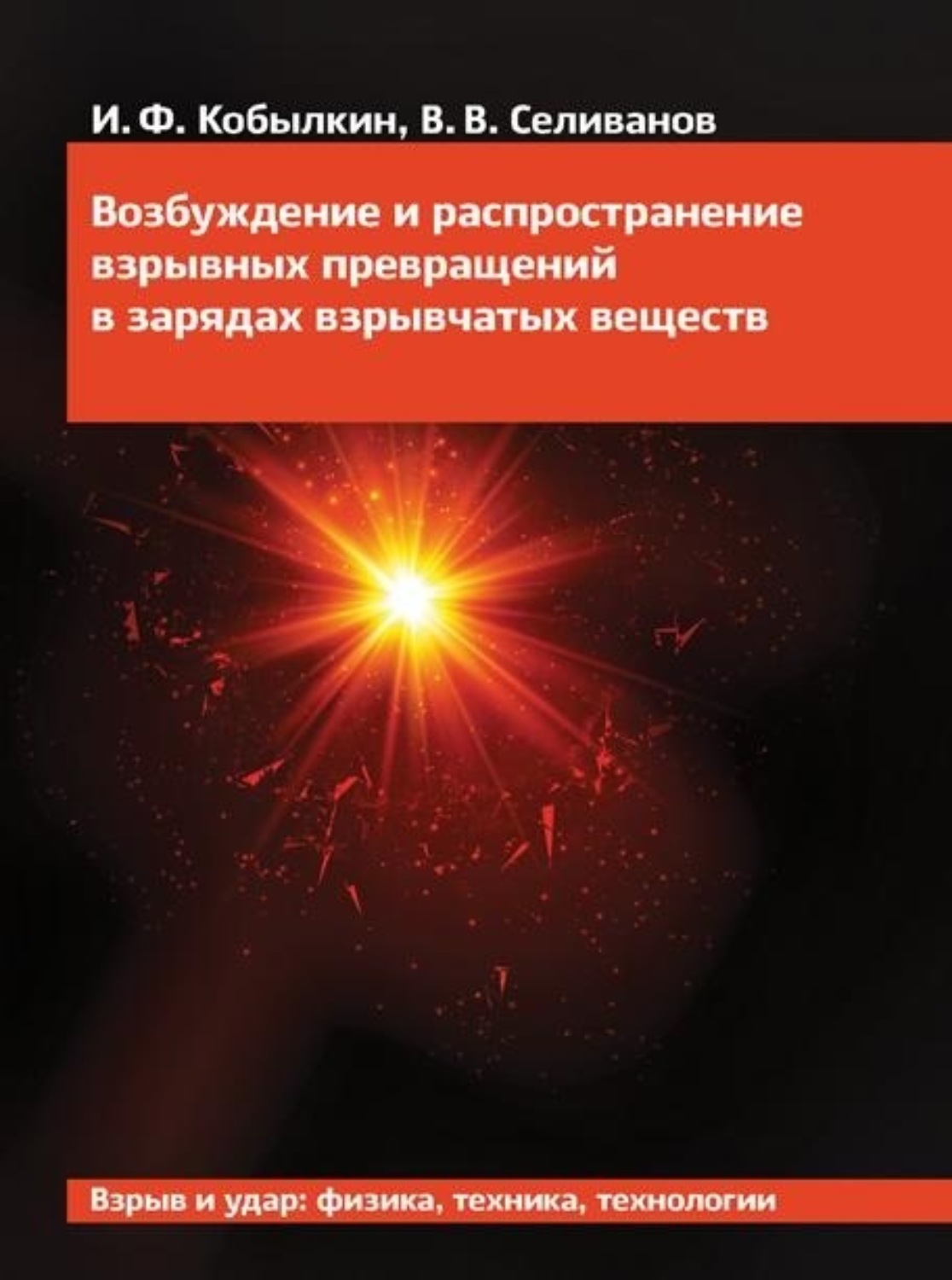 Обложка книги «Возбуждение и распространение взрывных превращений в зарядах взрывчатых веществ»