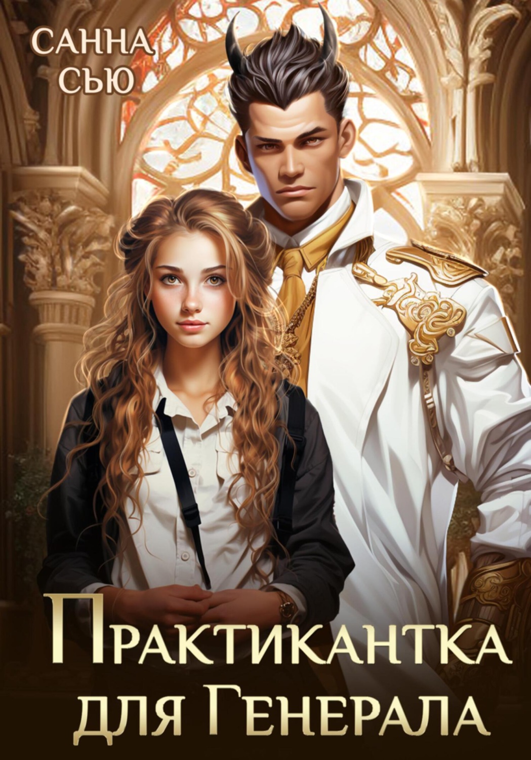 Обложка книги «Практикантка для генерала»