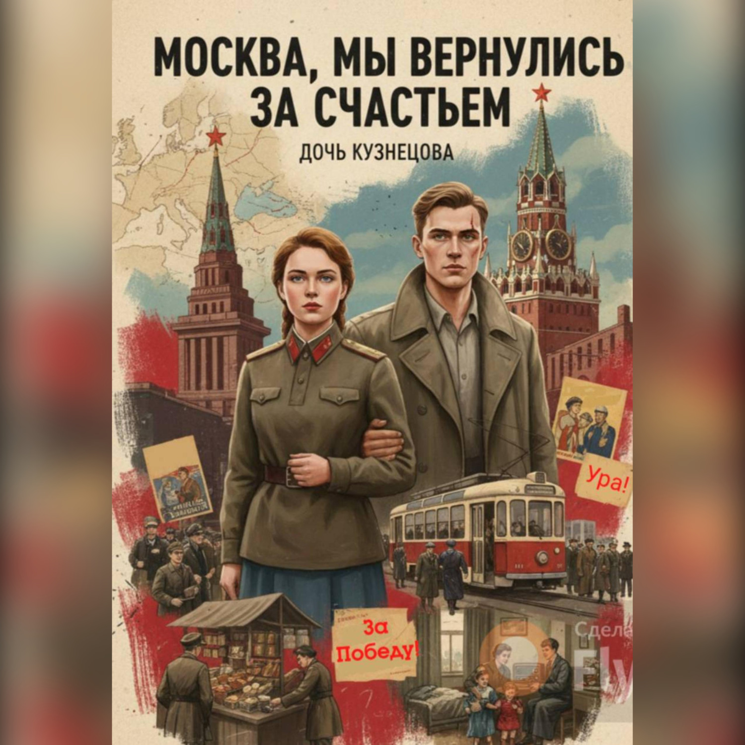 Обложка книги «Москва, мы вернулись за счастьем»
