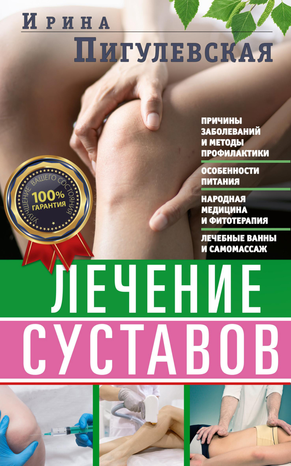 Обложка книги «Лечение суставов. Причины возникновения и методы профилактики. Особенности питания. Принципы лечения. Народная медицина и самомассаж. Лечебные ванны и физкультура. Фитотерапия»