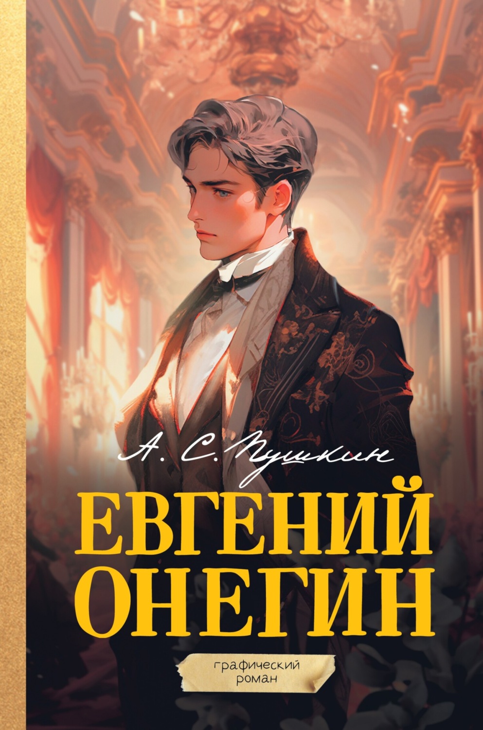 Обложка книги «Евгений Онегин. Графический роман»