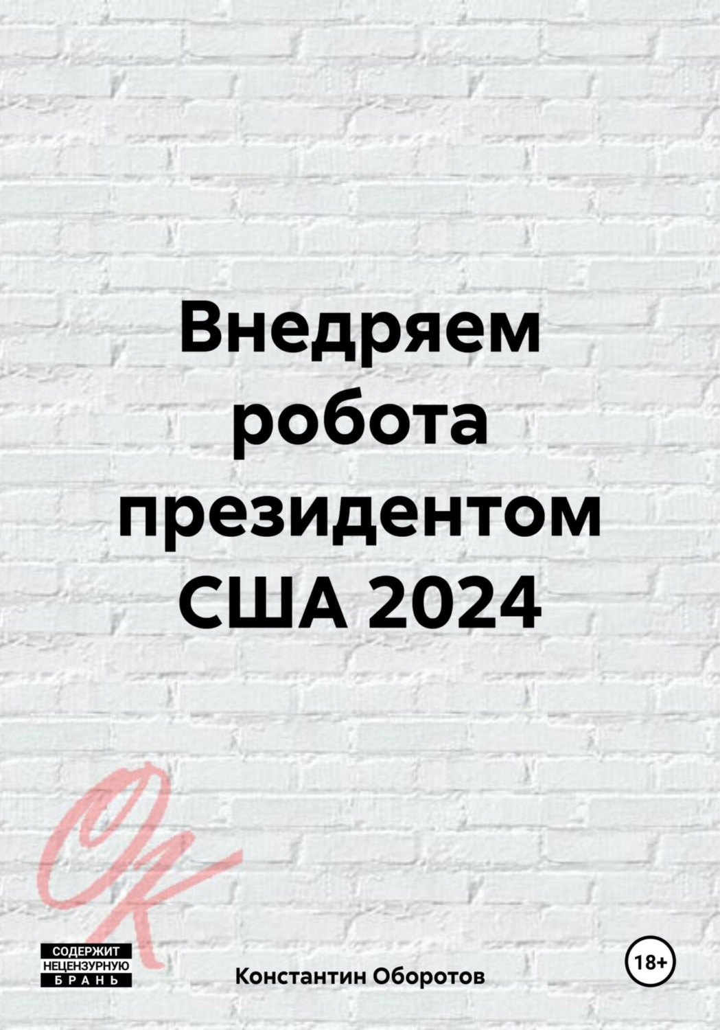 Обложка книги «Внедряем робота президентом США 2024»