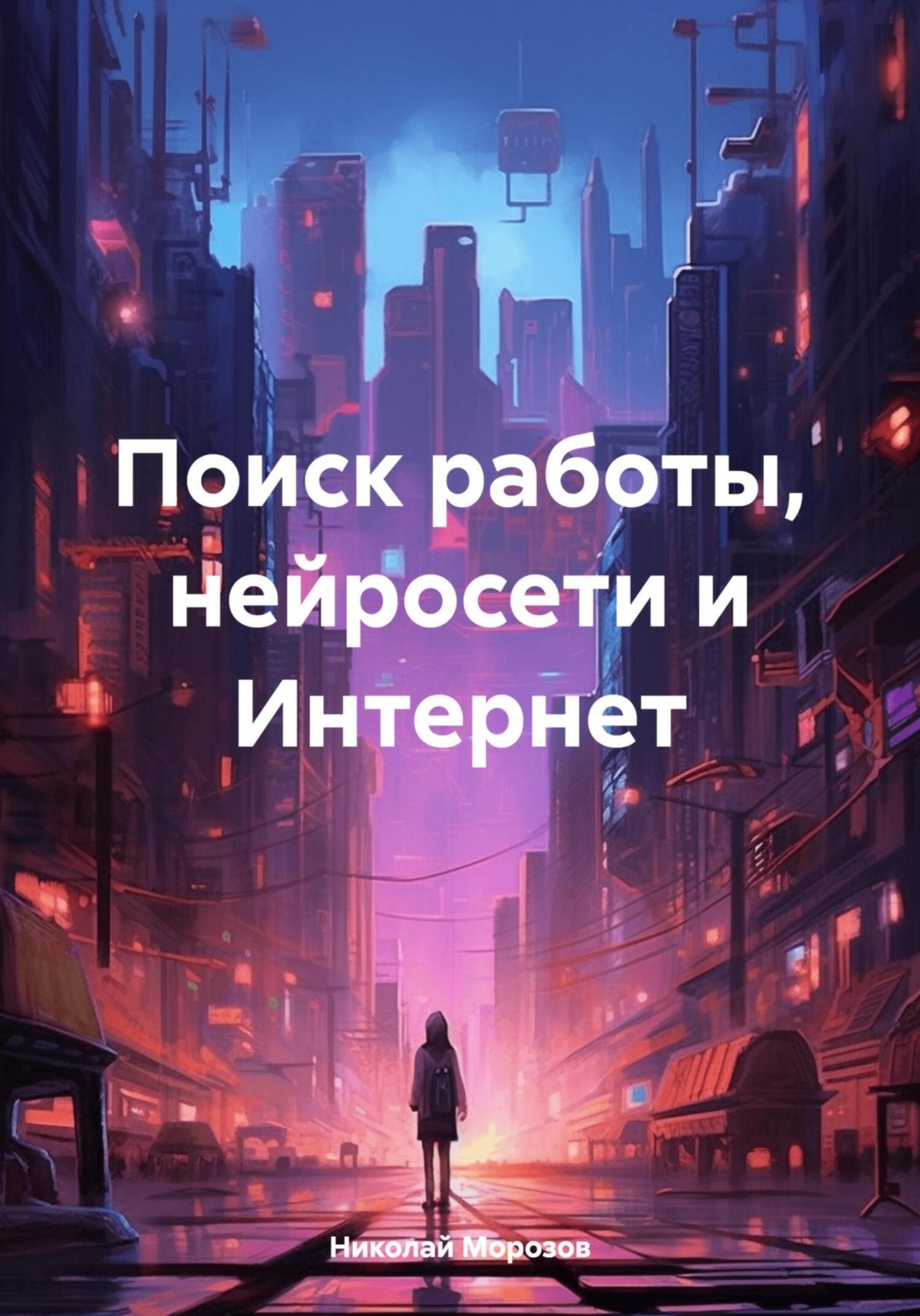 Обложка книги «Поиск работы, нейросети и Интернет»