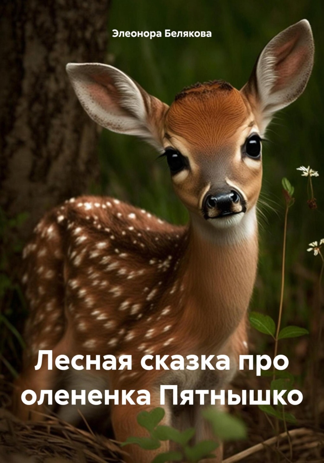 Обложка книги «Лесная сказка про олененка Пятнышко»