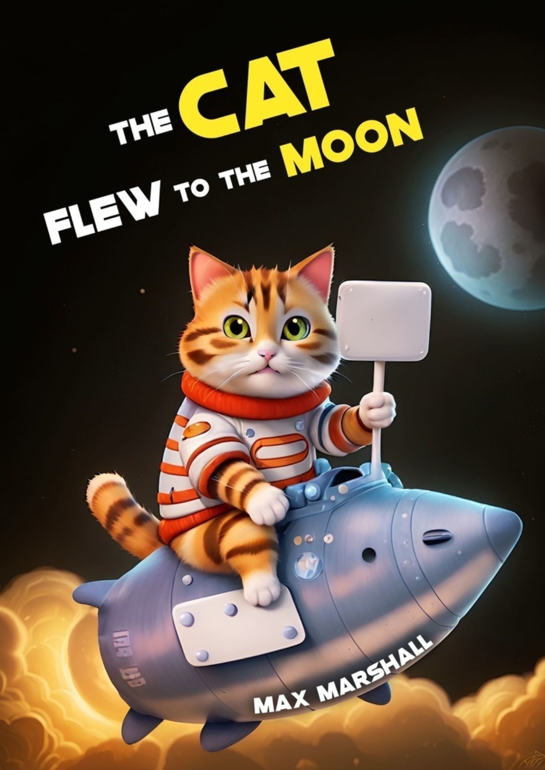 Обложка книги «The Cat Flew to the Moon»