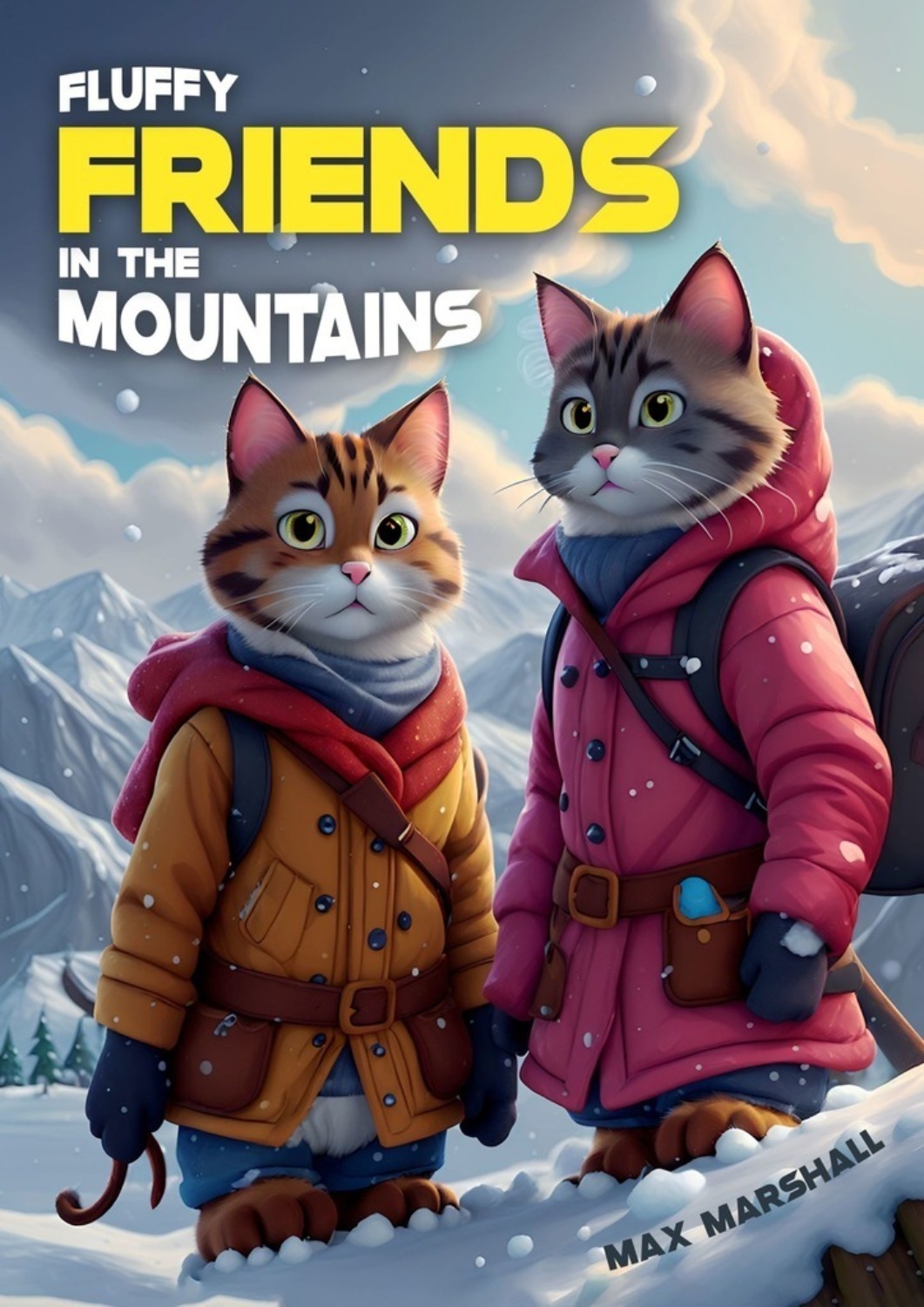 Обложка книги «Fluffy Friends in the Mountains»