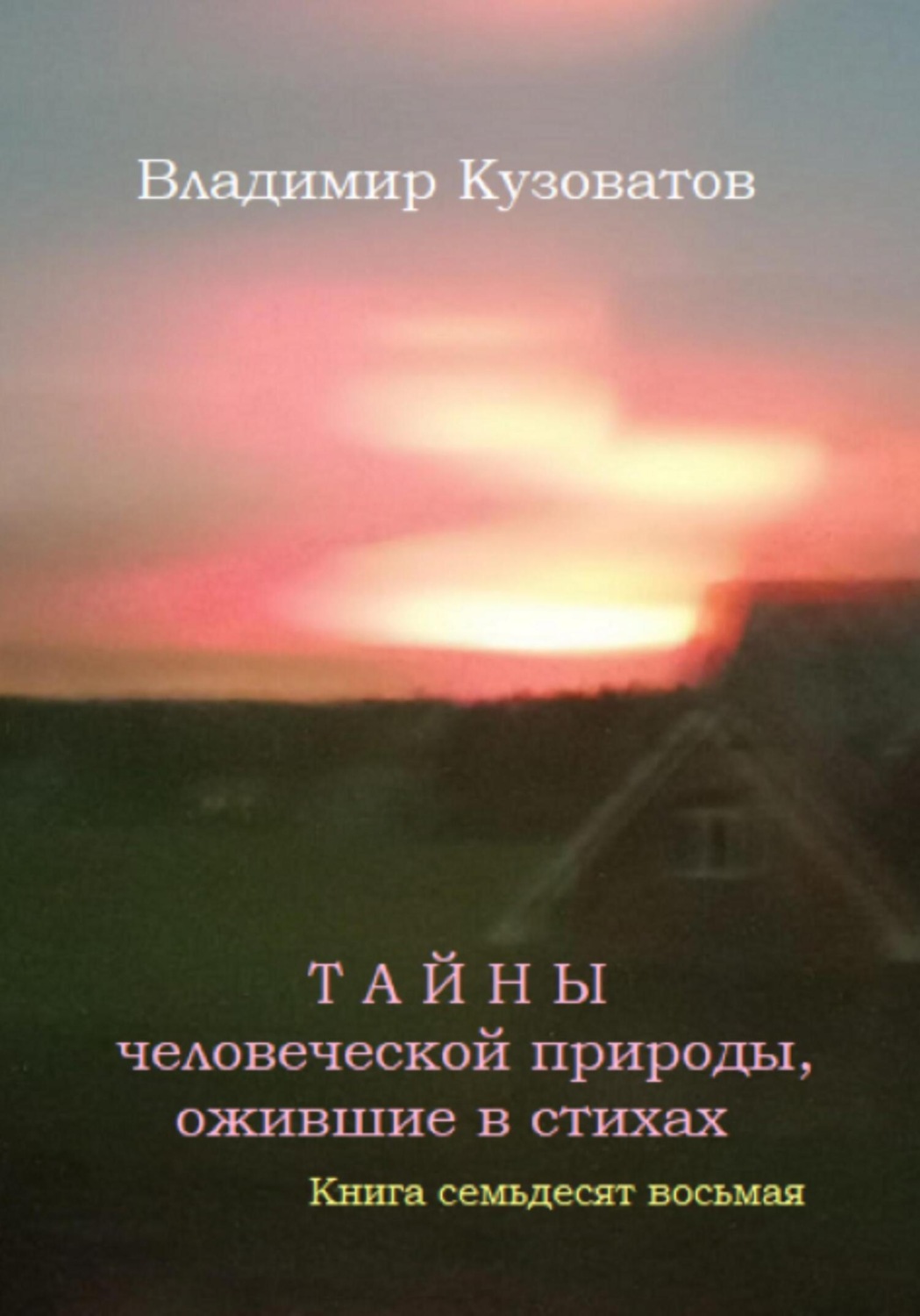 Обложка книги «Тайны человеческой природы, ожившие в стихах. Книга семьдесят восьмая»