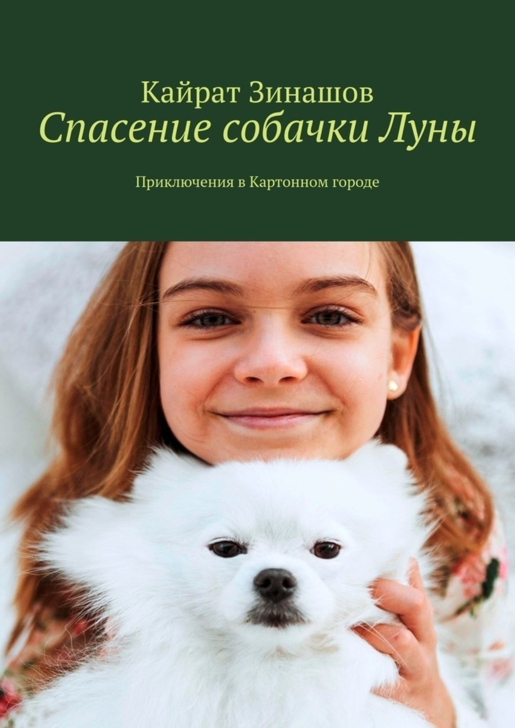Обложка книги «Спасение собачки Луны. Приключения в Картонном городе»