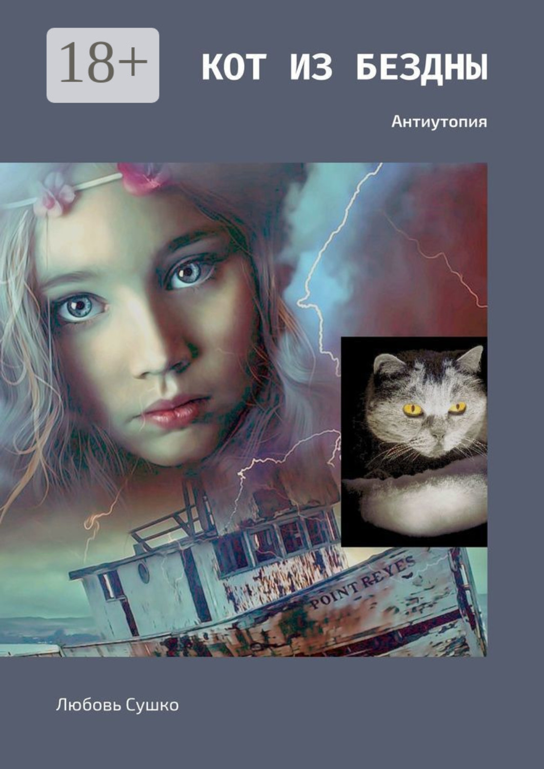 Обложка книги «Кот из бездны. Антиутопия»