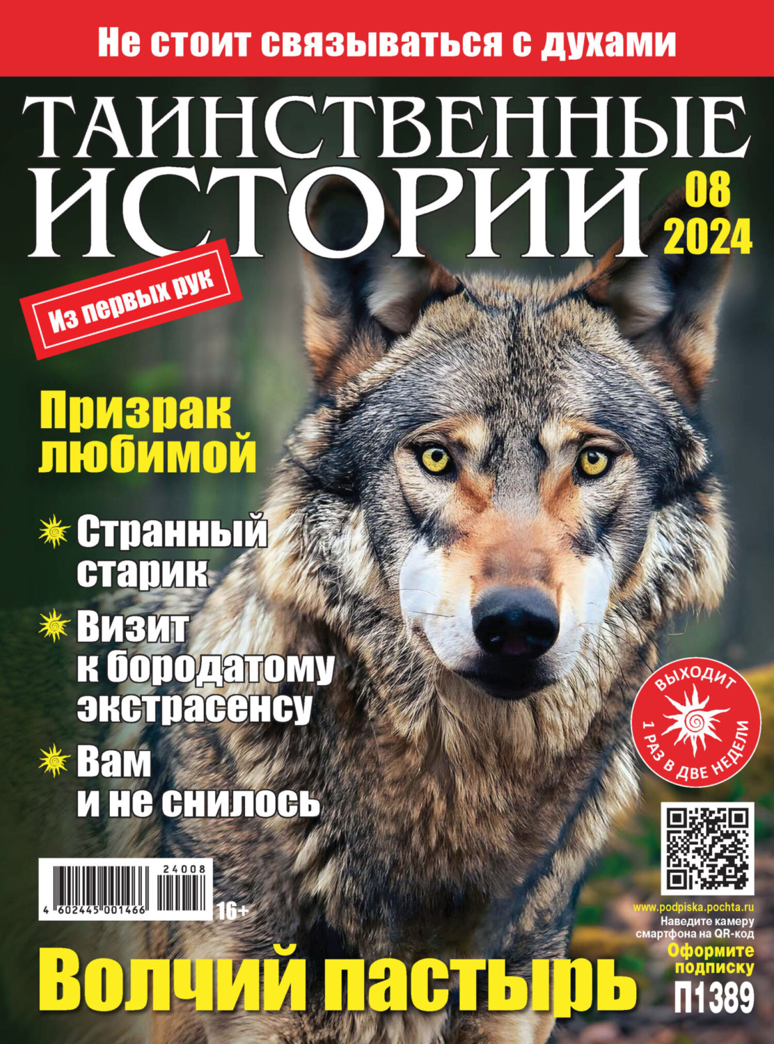 Обложка книги «Таинственные истории №08/2024»