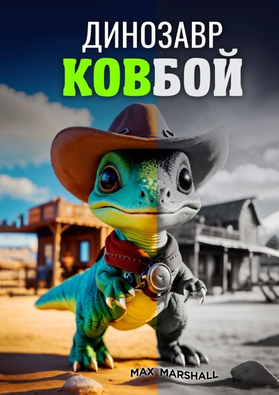 Обложка книги «Динозавр ковбой»