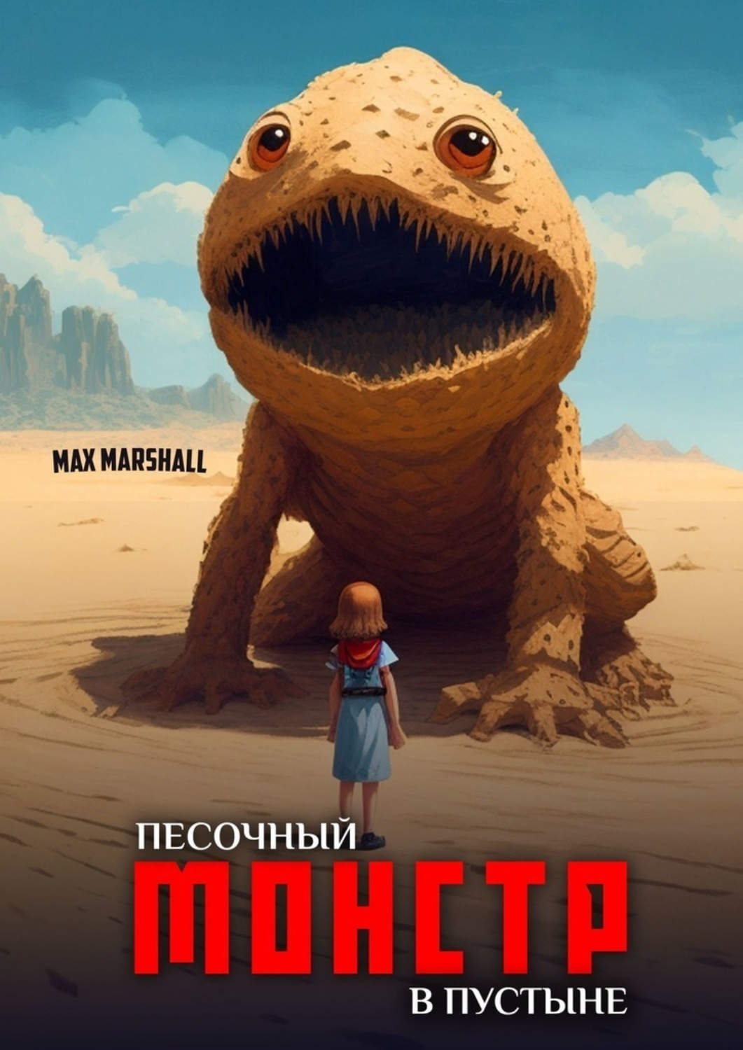 Обложка книги «Песочный монстр в пустыне»