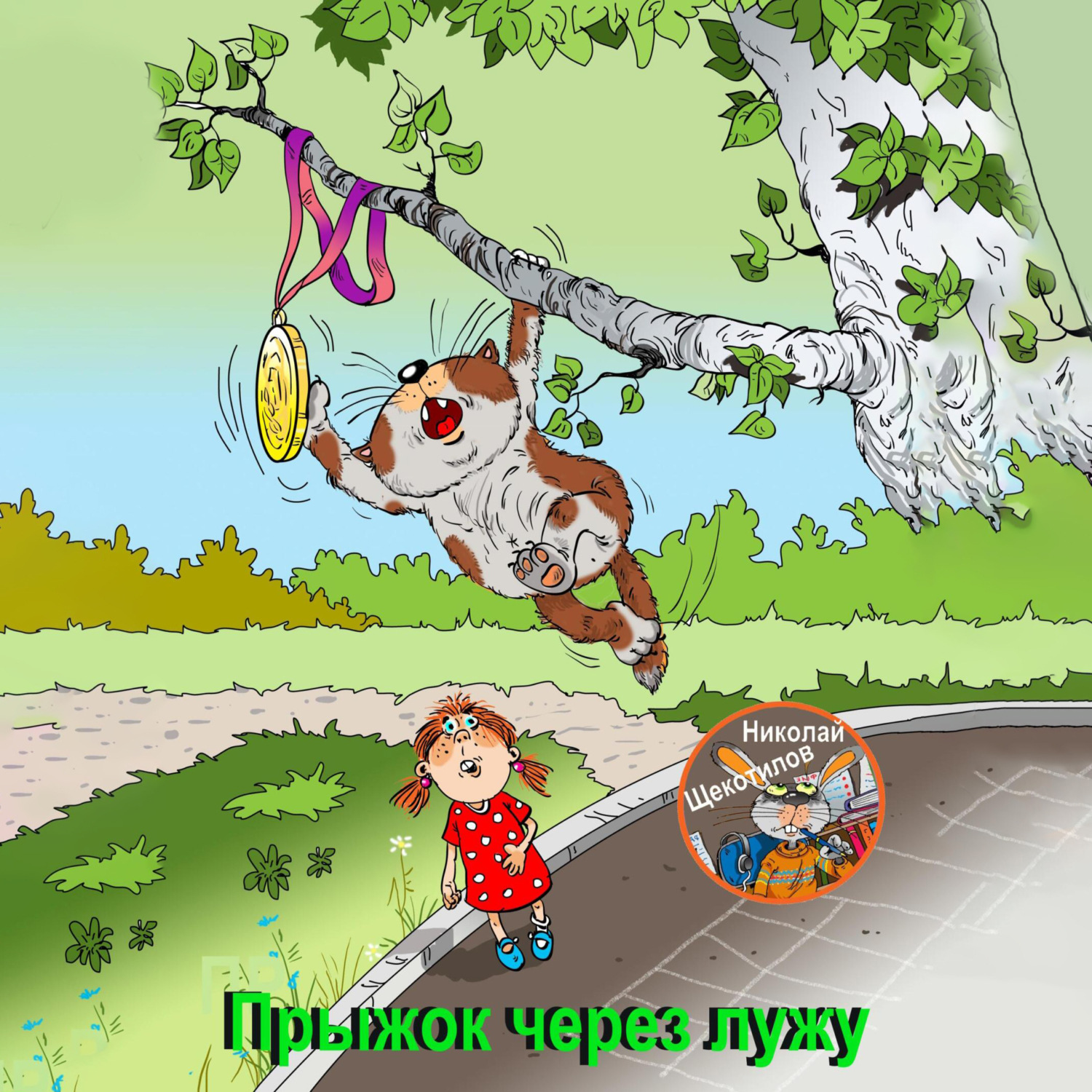 Обложка книги «Прыжок через лужу»
