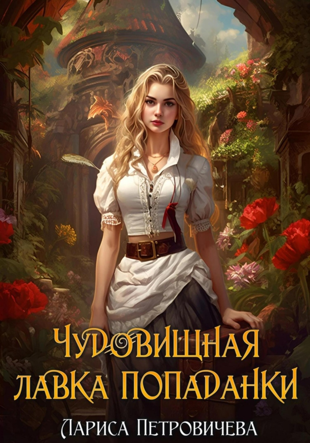 Обложка книги «Чудовищная лавка попаданки»