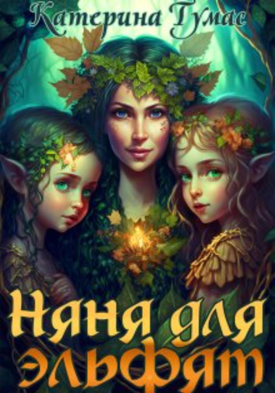 Обложка книги «Няня для эльфят»