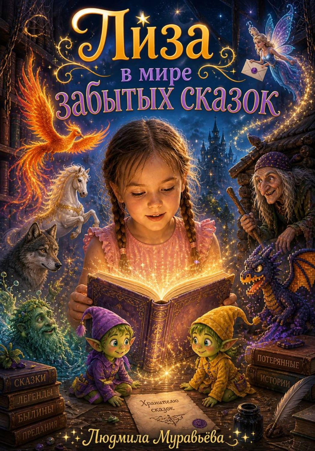 Обложка книги «Лиза в мире забытых сказок»