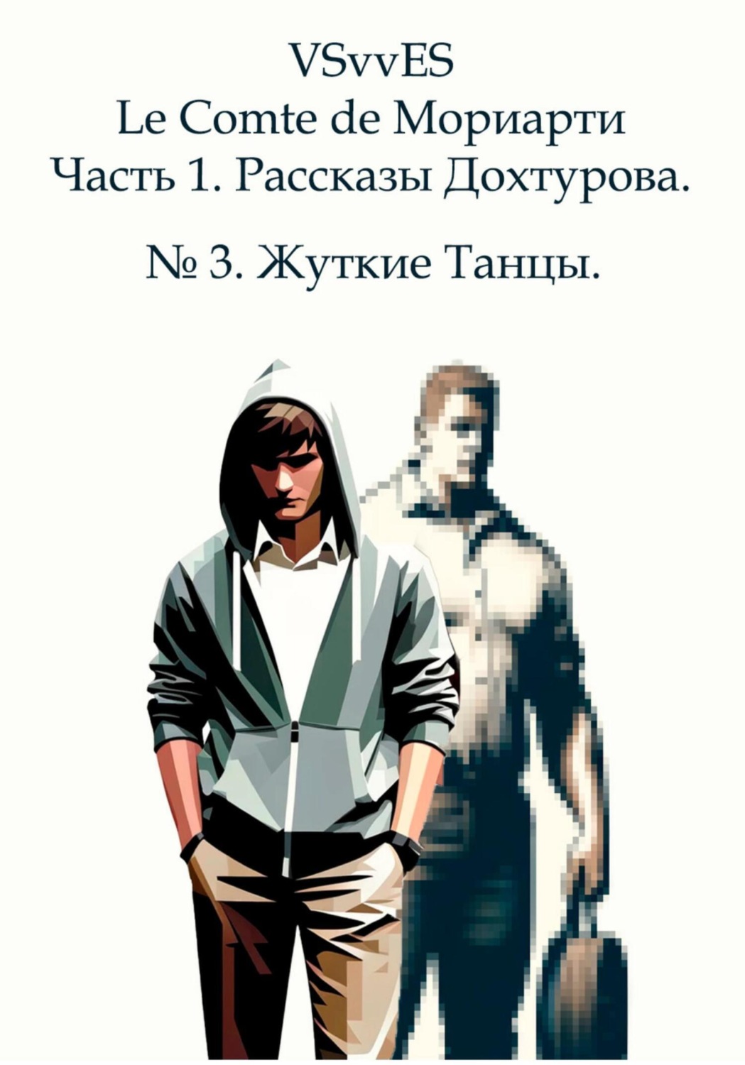 Обложка книги «Le Comte de Мориарти. Часть 1. Рассказы Дохтурова. №3. Жуткие Танцы»