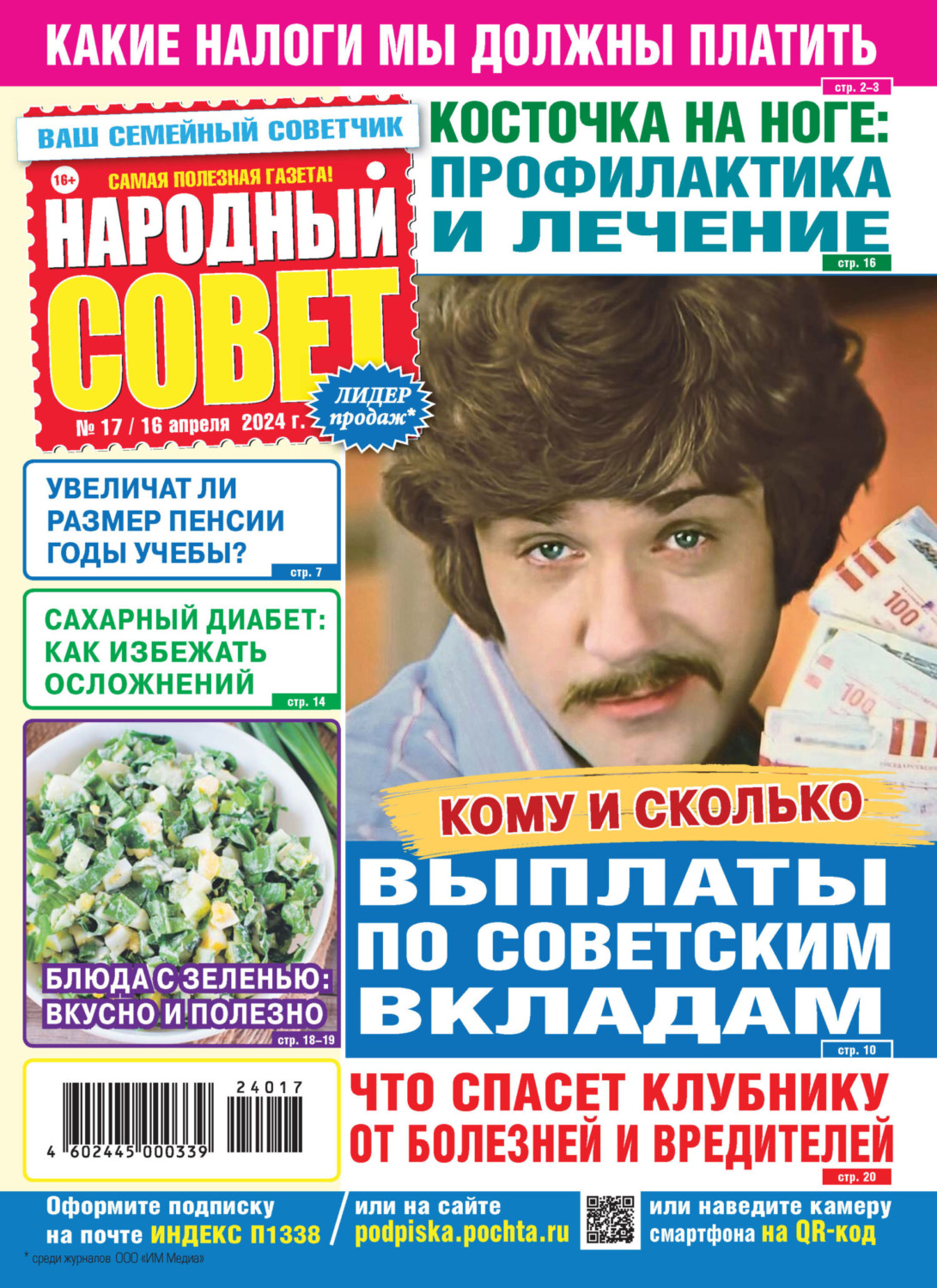 Обложка книги «Народный совет №17/2024»
