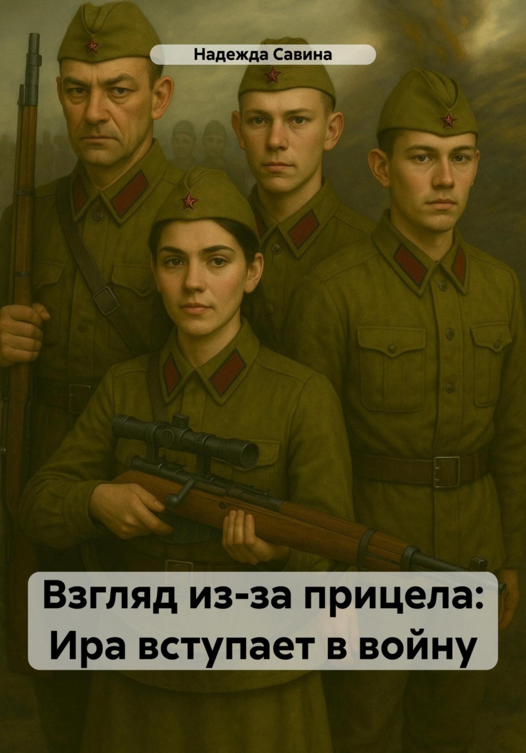 Обложка книги «Взгляд из-за прицела: Ира вступает в войну»