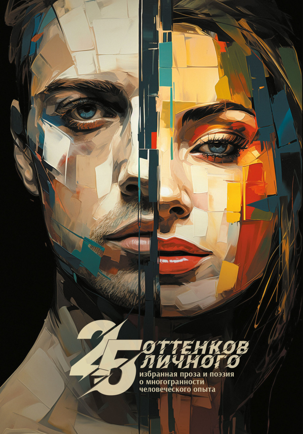 Обложка книги «25 оттенков личного. Избранная проза и поэзия о многогранности человеческого опыта»