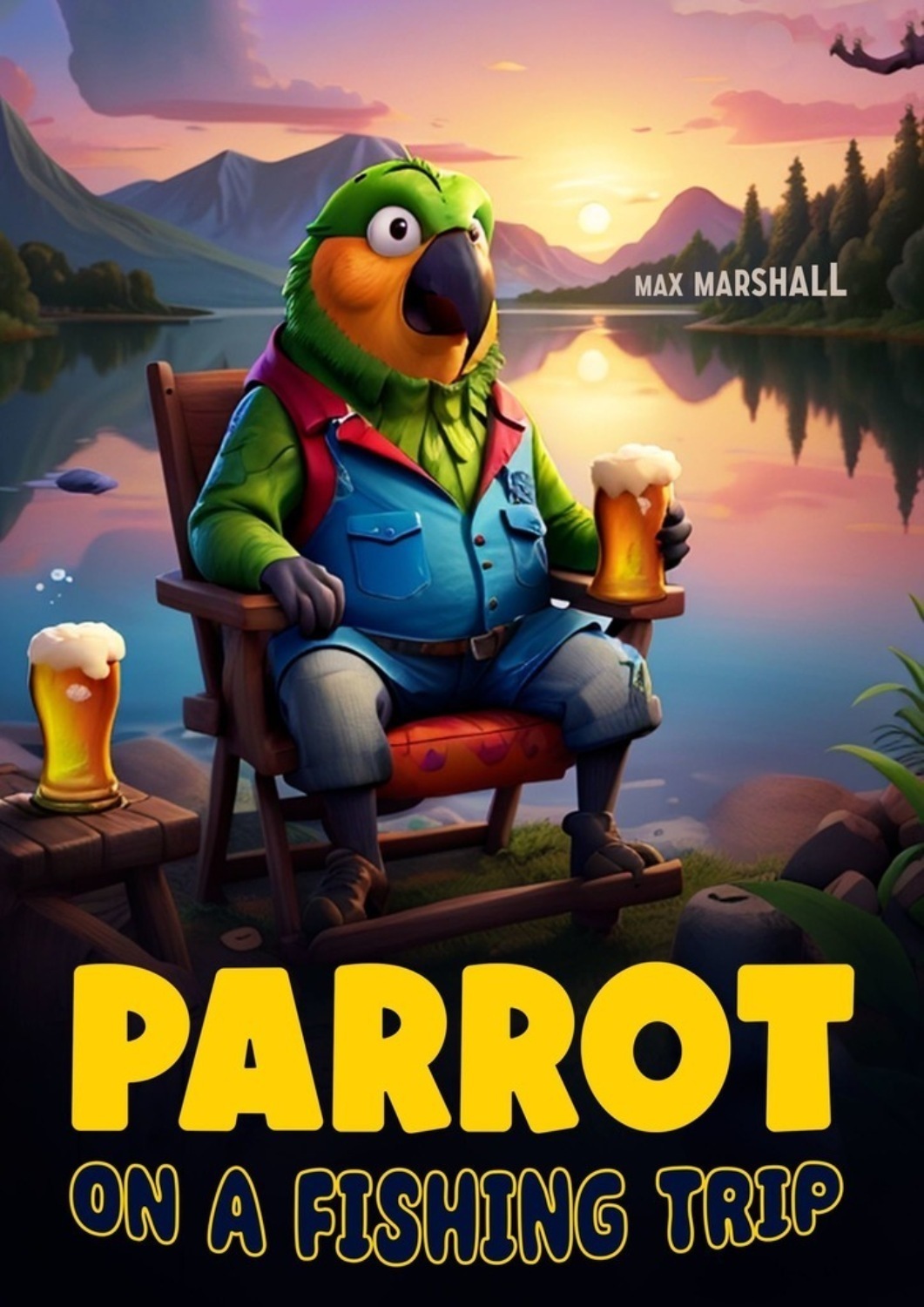 Обложка книги «Parrot on a Fishing Trip»