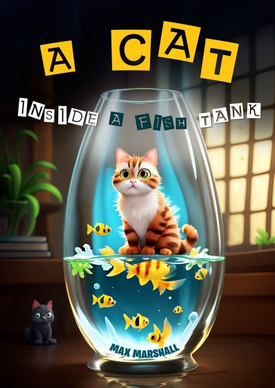 Обложка книги «A Cat Inside a Fish Tank»