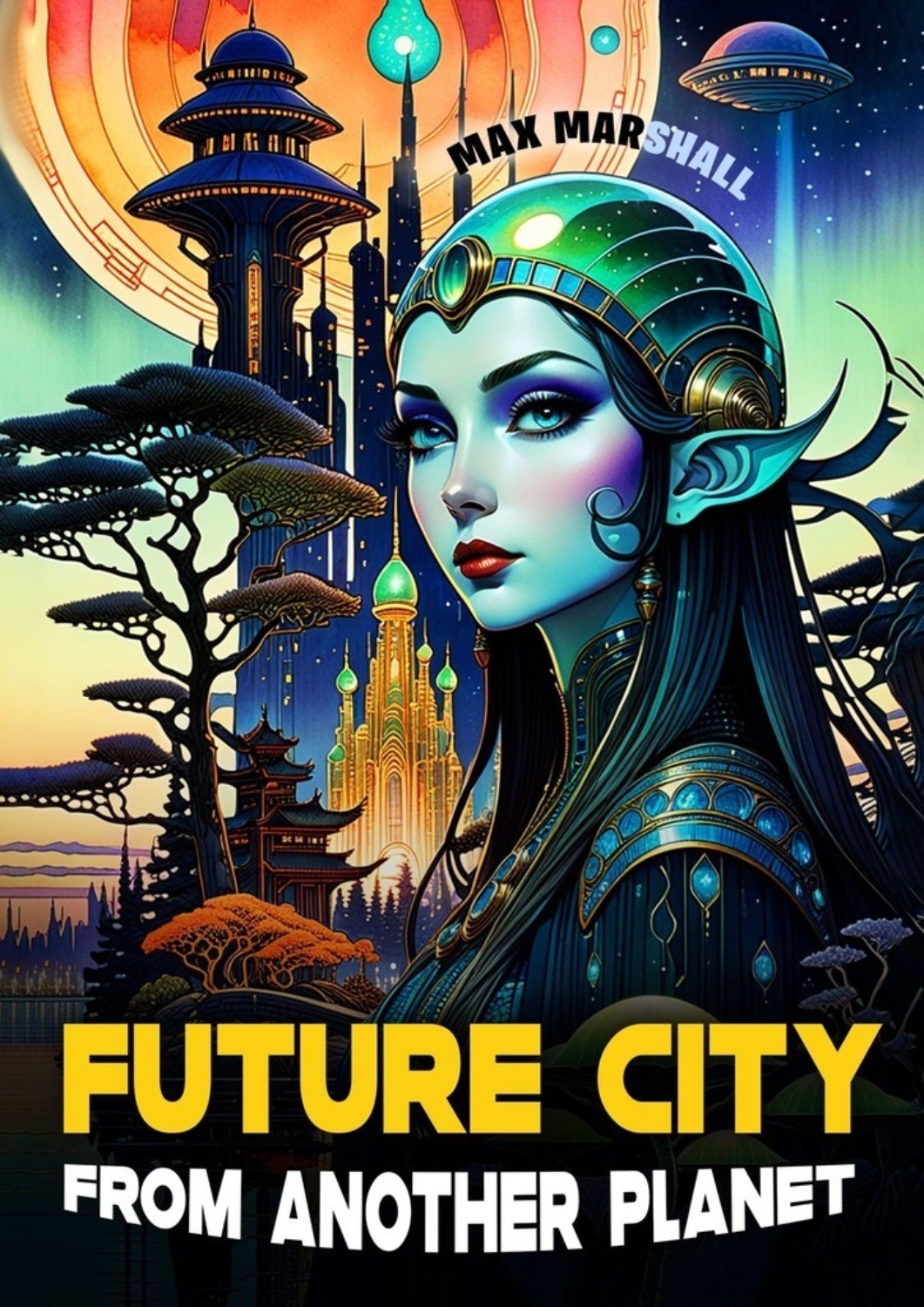 Обложка книги «Future Сity From Another Planet»