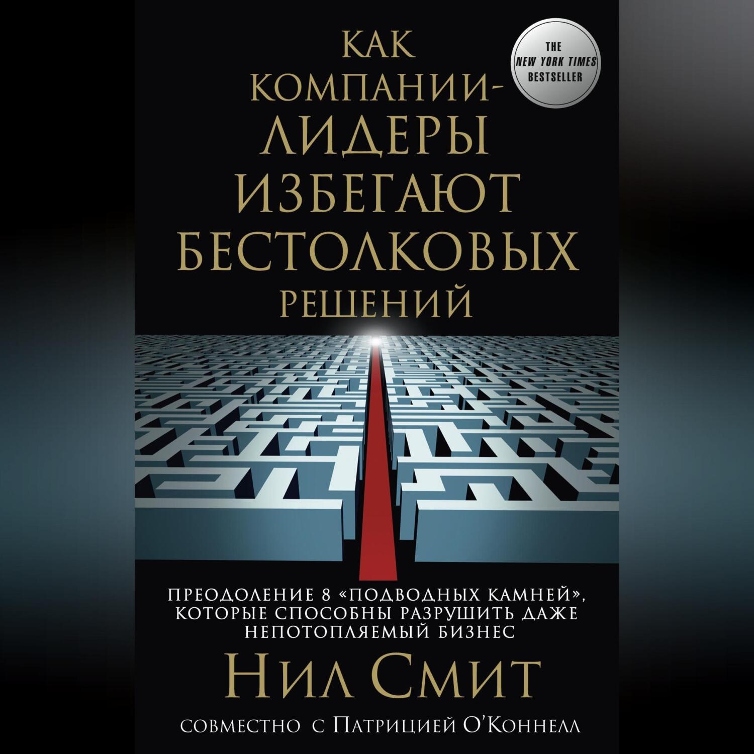 Обложка книги «Как компании-лидеры избегают бестолковых решений. Преодоление 8 «подводных камней», которые способны разрушить даже непотопляемый бизнес»