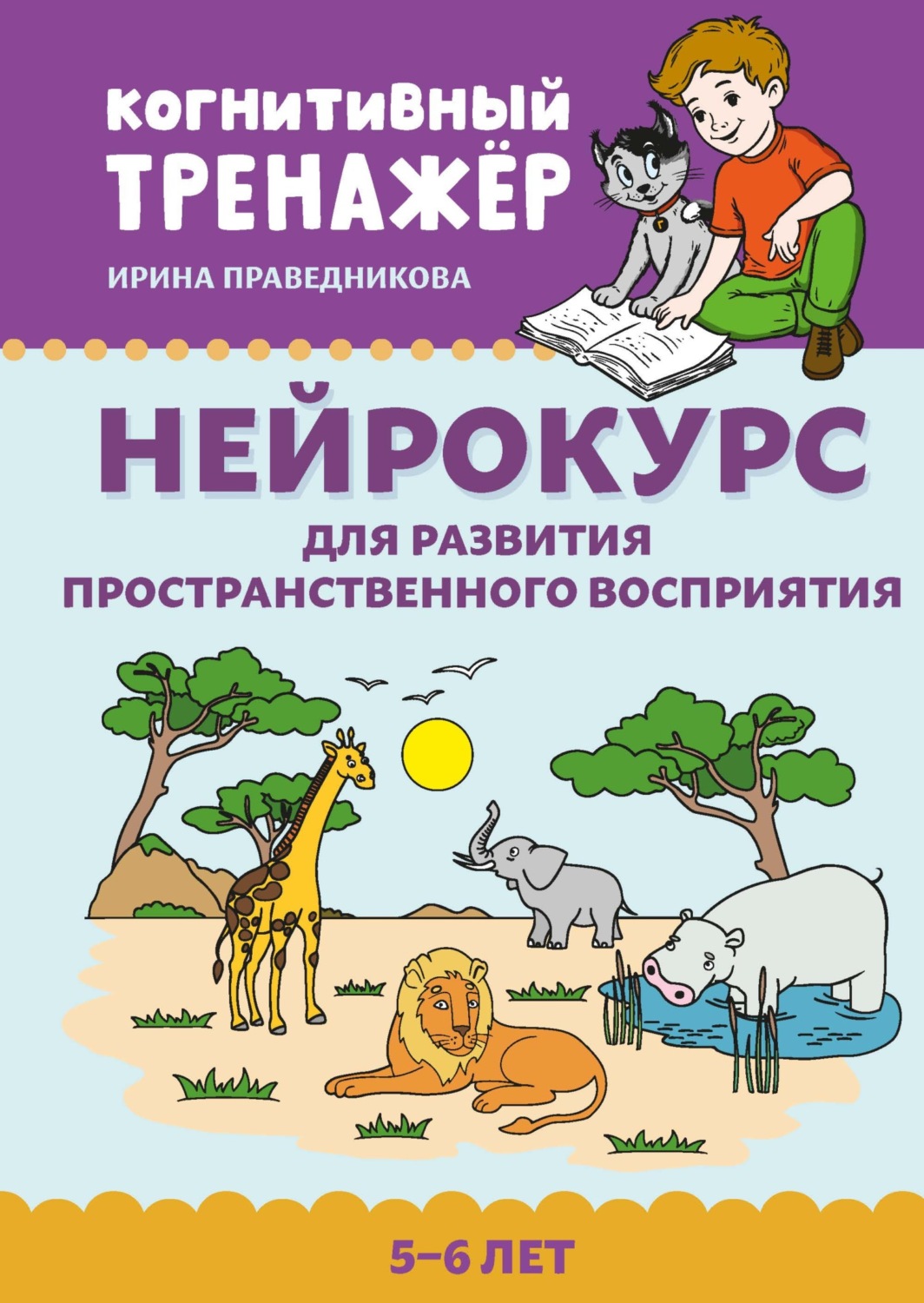 Обложка книги «Нейрокурс для развития пространственного восприятия. 5–6 лет»