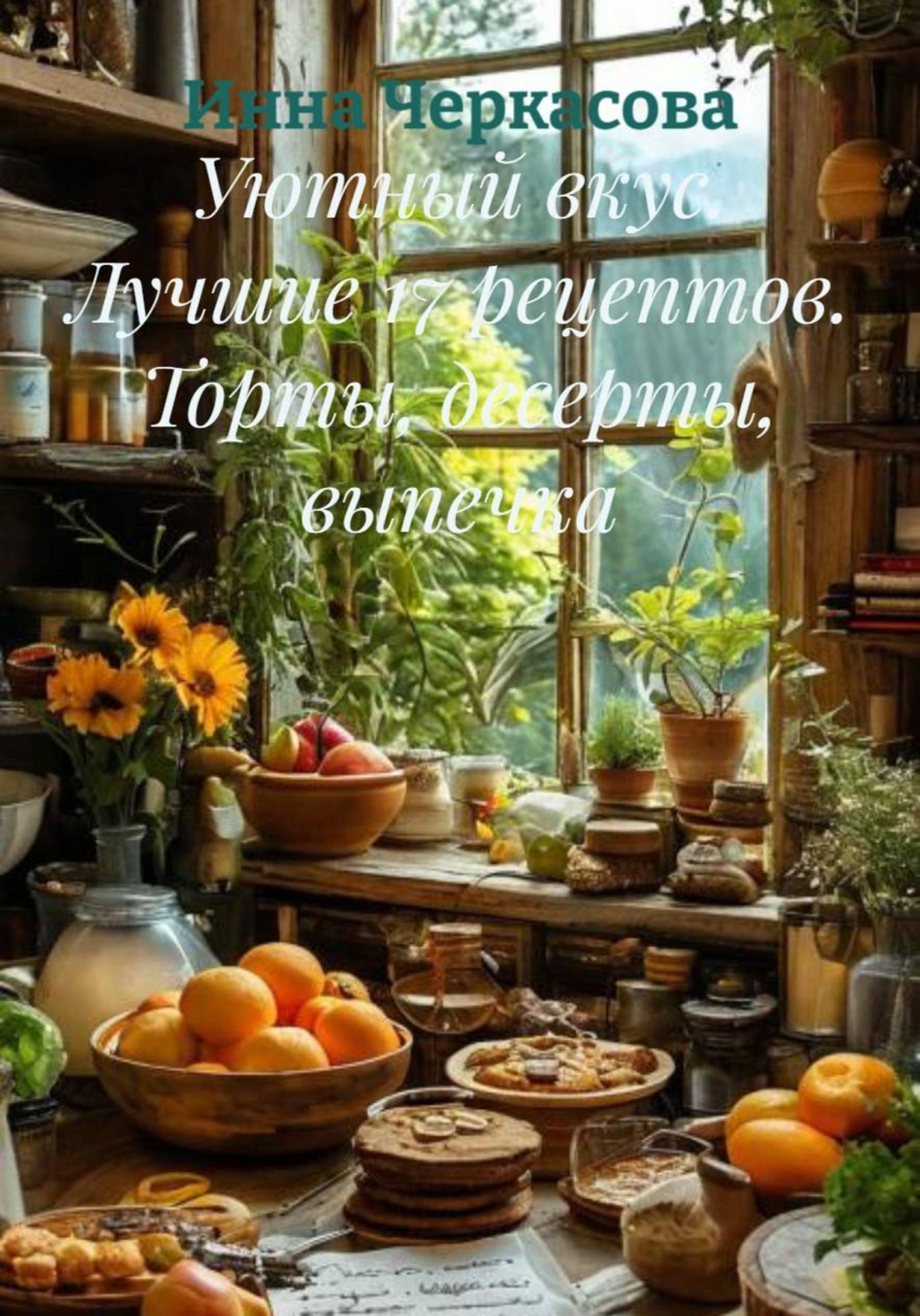 Обложка книги «Уютный вкус. Лучшие 17 рецептов. Торты, десерты, выпечка»