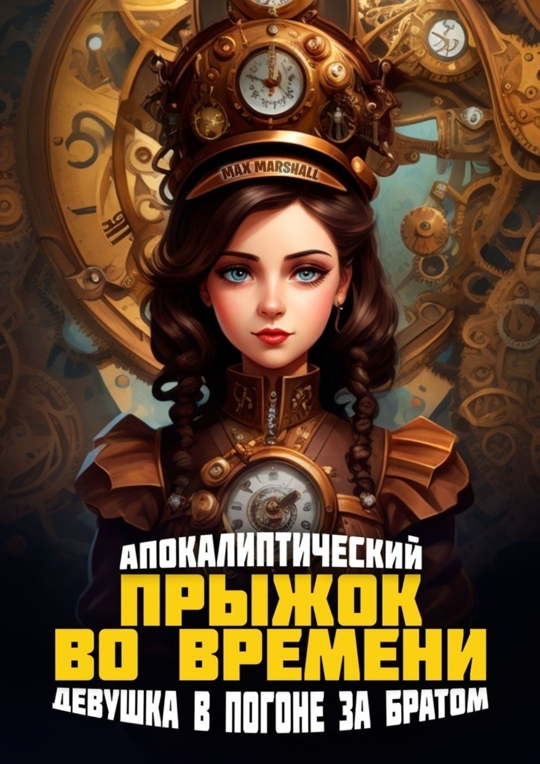 Обложка книги «Апокалиптический прыжок во времени: Девушка в погоне за братом»