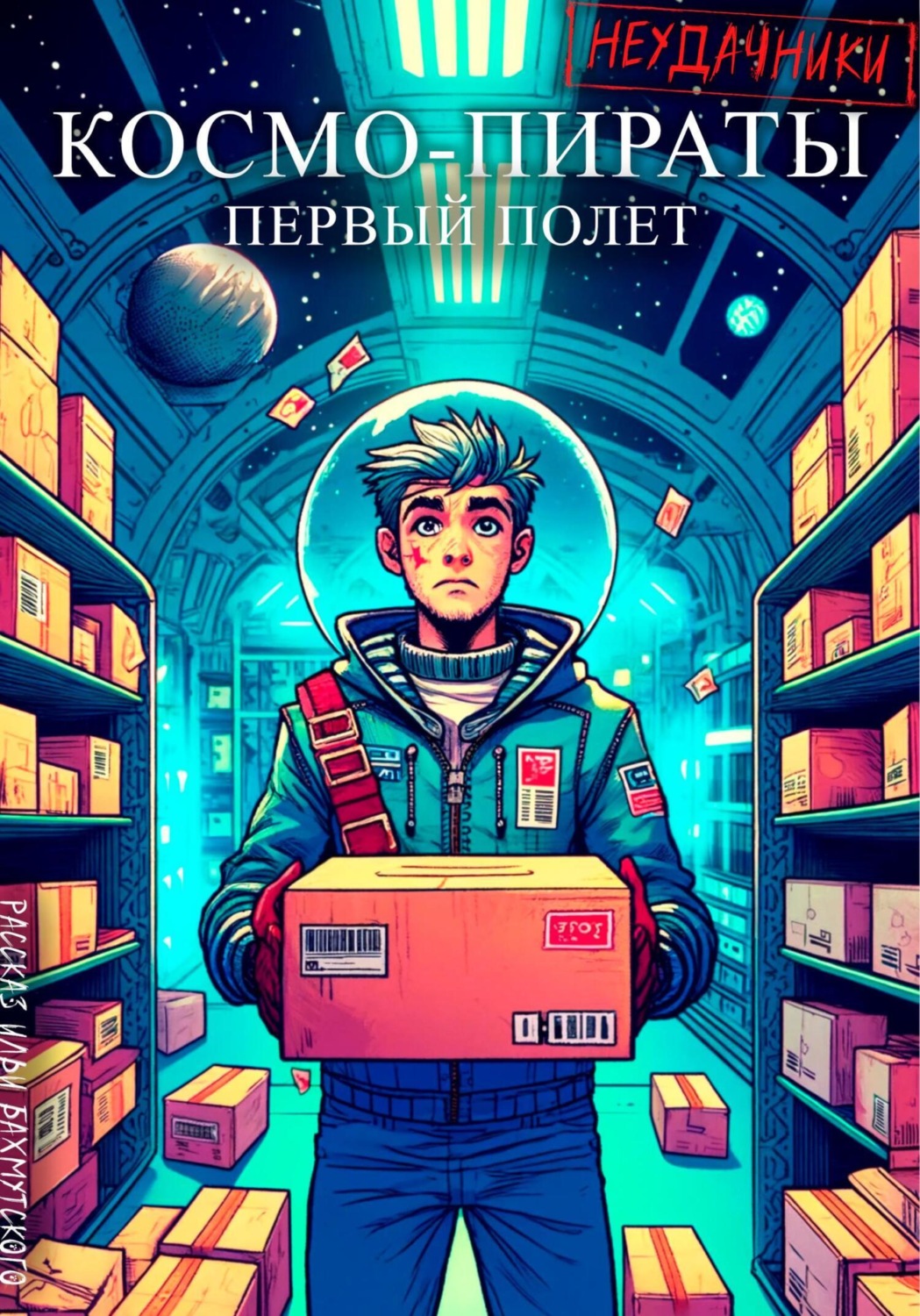 Обложка книги «Космо-пираты «Неудачники». Первый полёт»