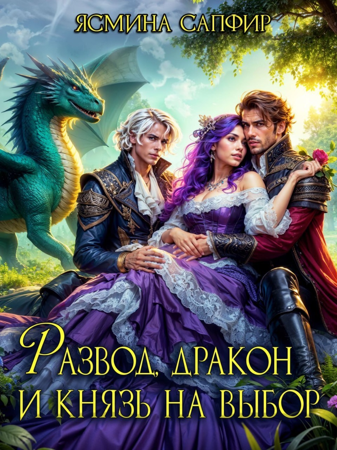 Обложка книги «Развод, дракон и князь на выбор»