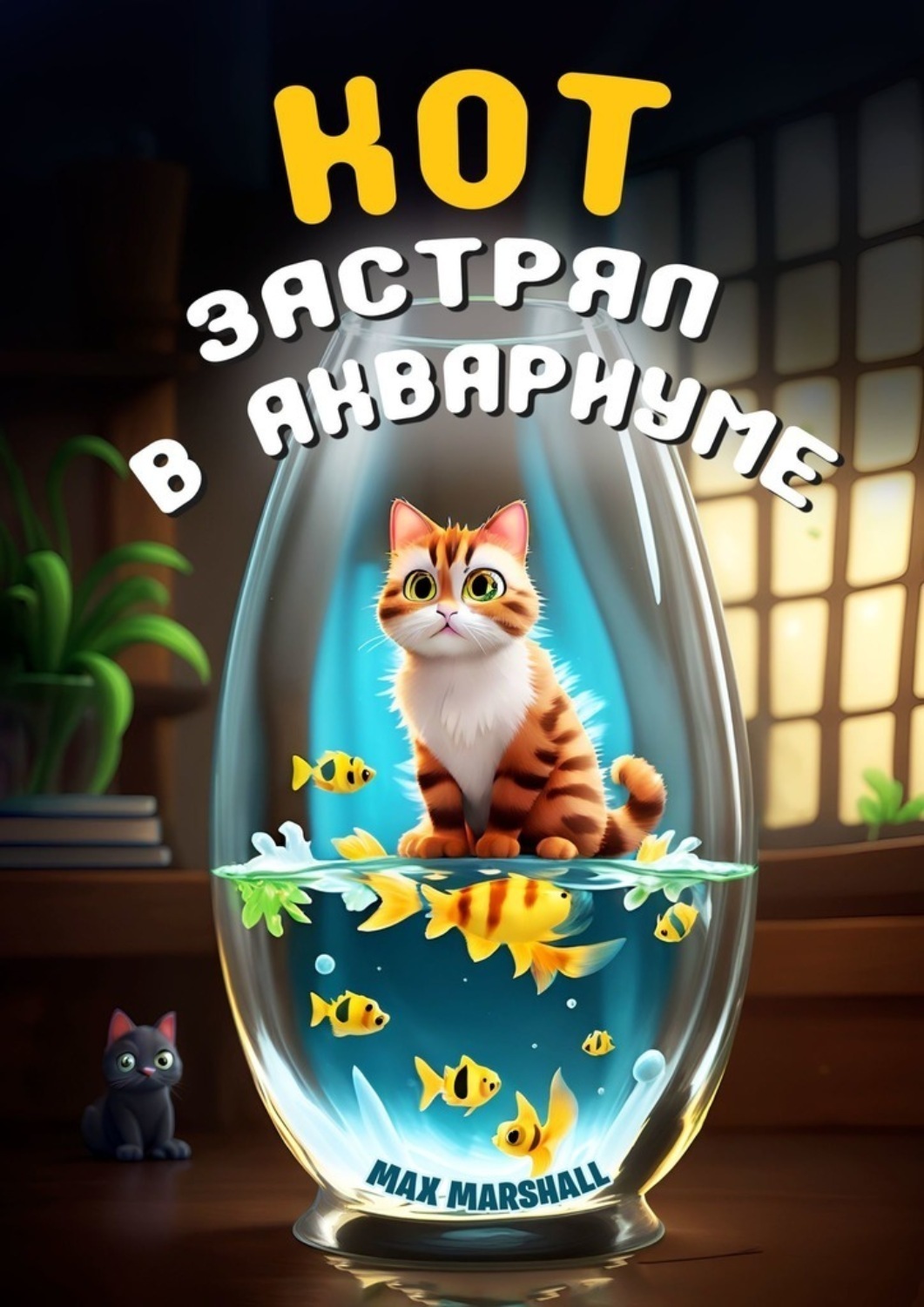 Обложка книги «Кот застрял в аквариуме»