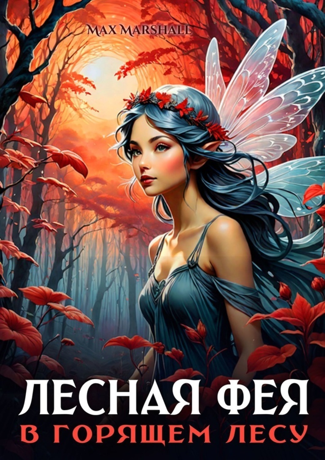 Обложка книги «Лесная фея в горящем лесу»