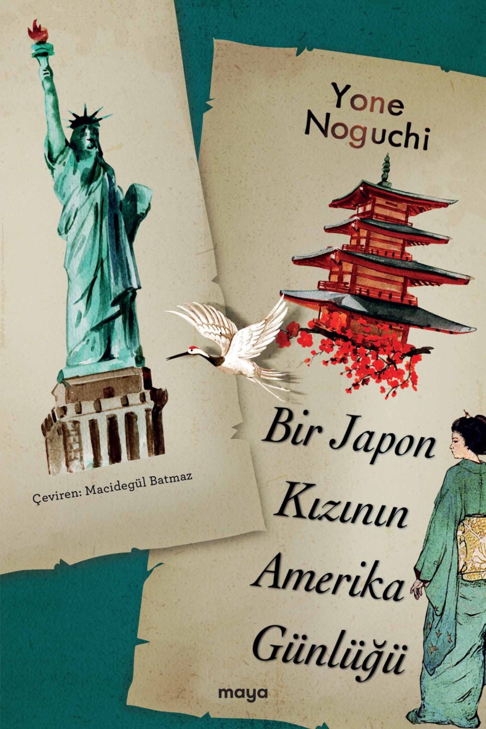 Обложка книги «Bir Japon Kızının Amerika Günlüğü»