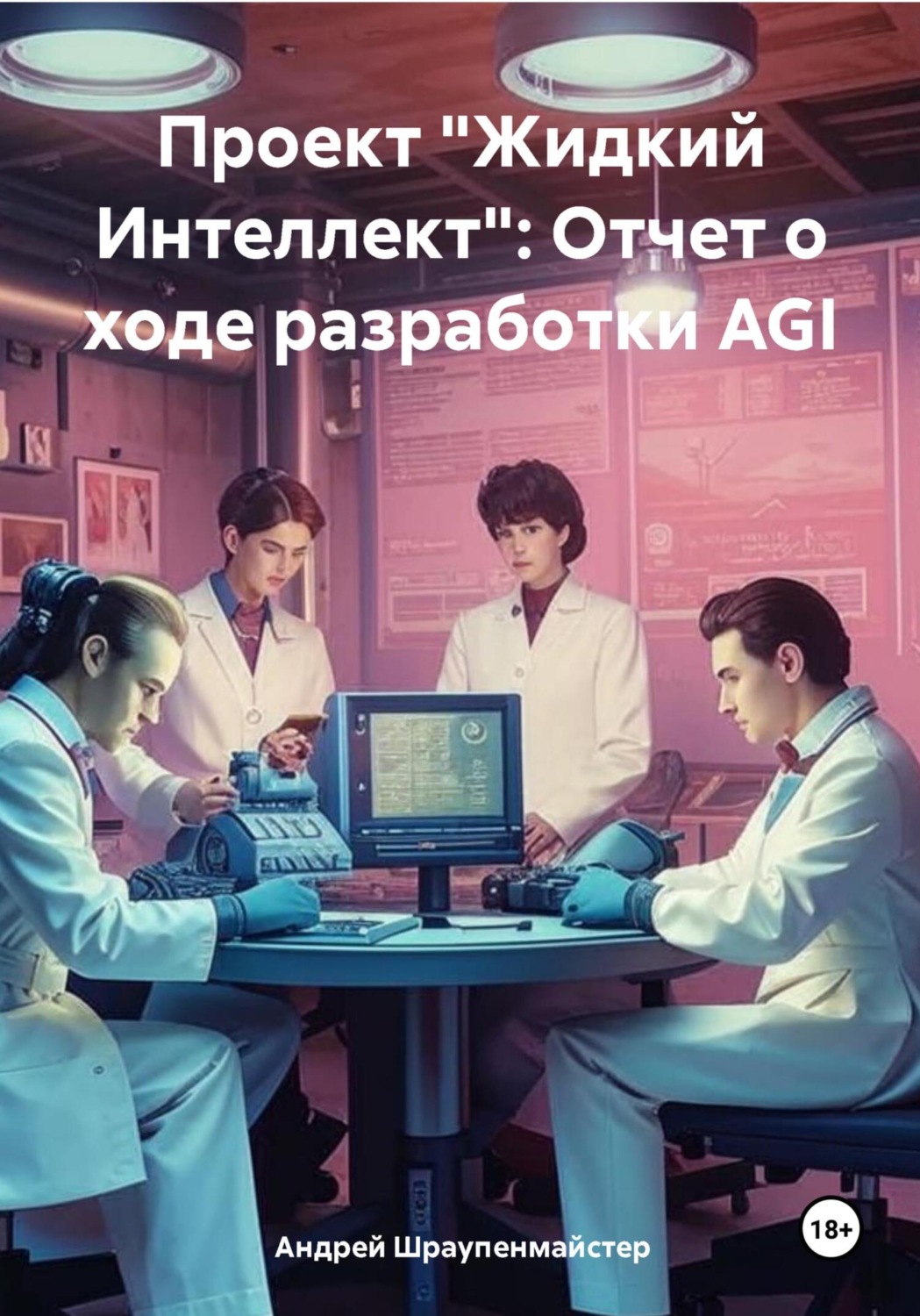 Обложка книги «Проект «Жидкий Интеллект»: Отчет о ходе разработки AGI»