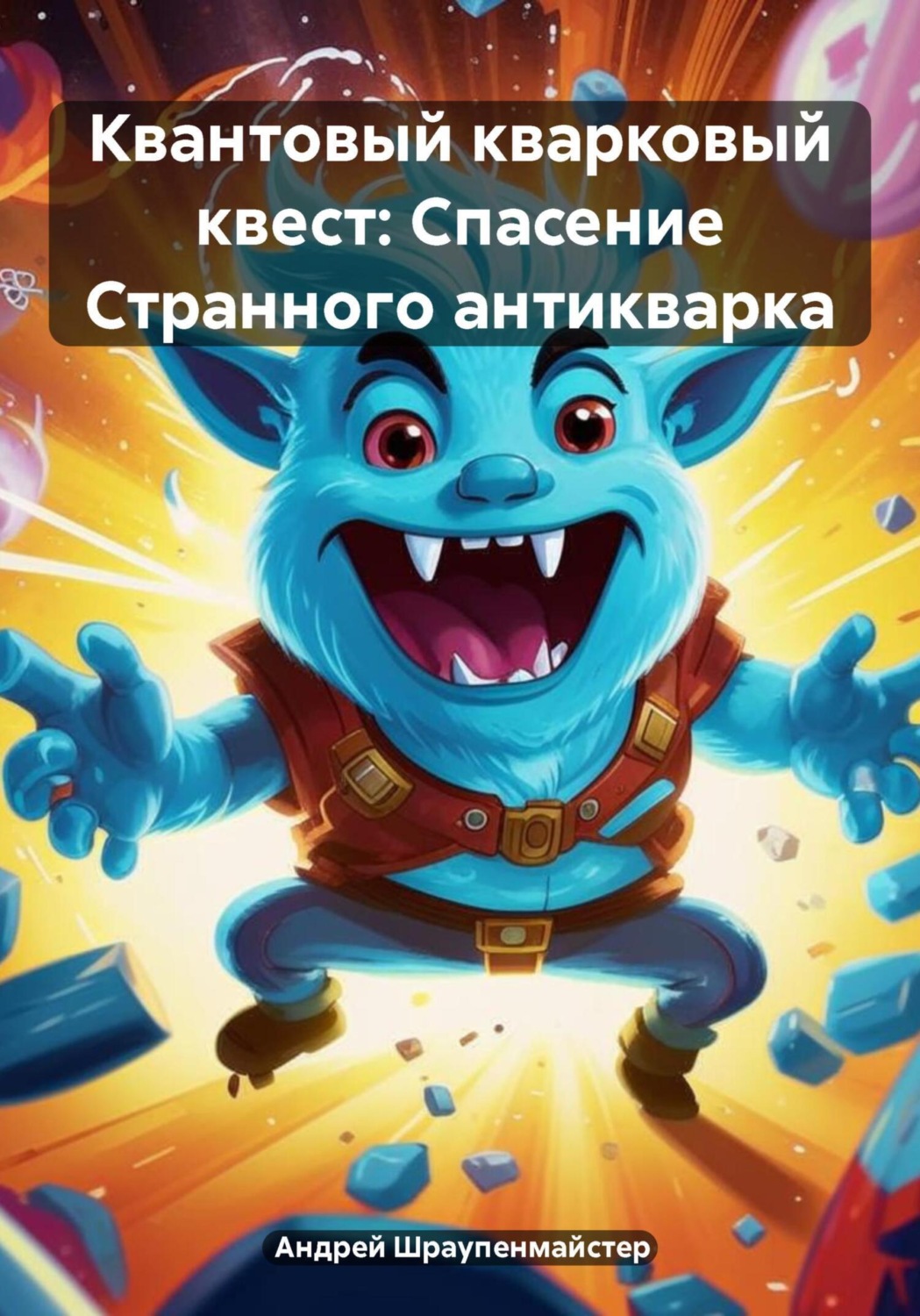 Обложка книги «Квантовый кварковый квест: Спасение Странного антикварка»