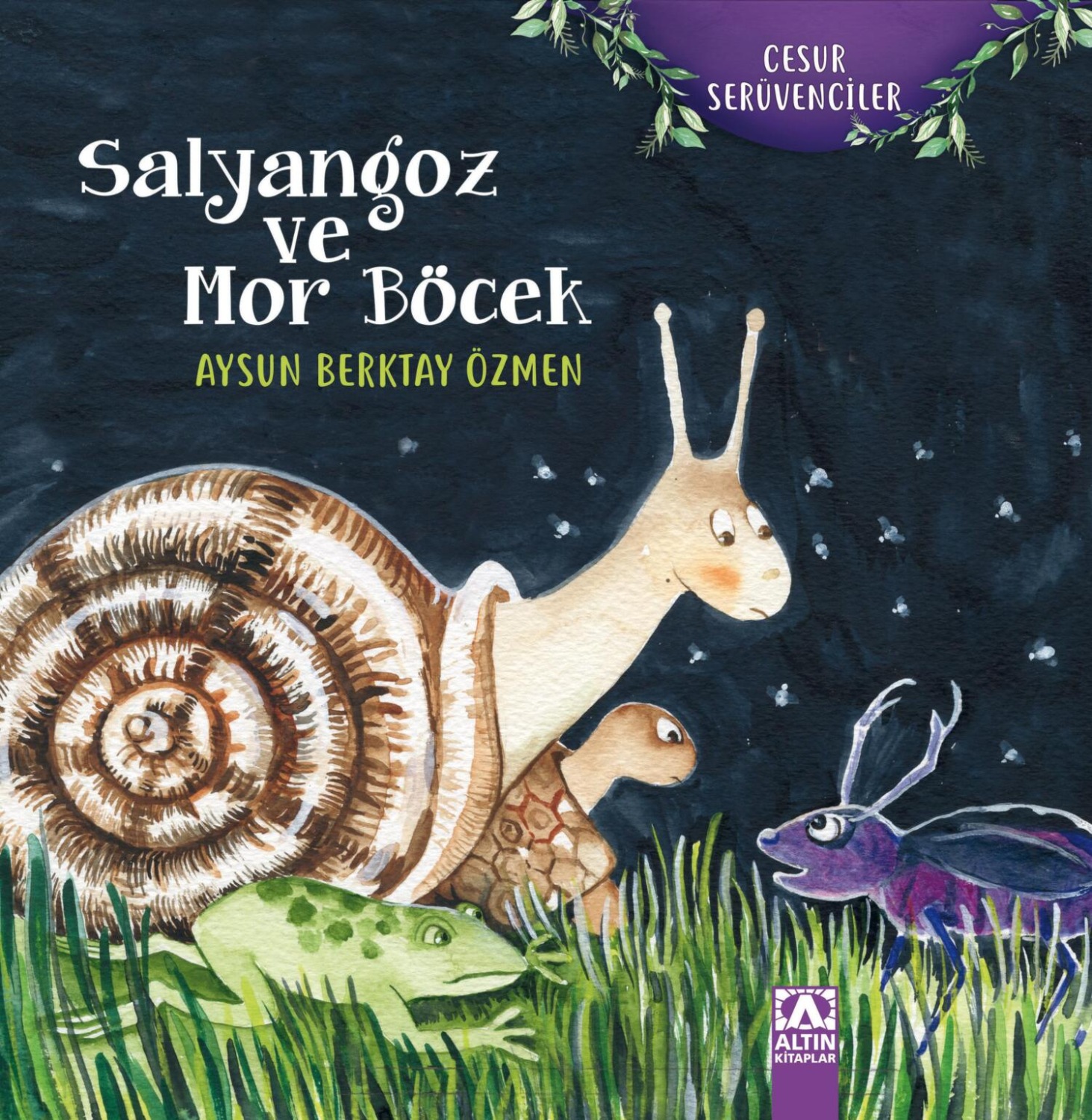 Обложка книги «CESUR SERÜVENCILER – SALYANGOZ VE MOR BÖCEK»
