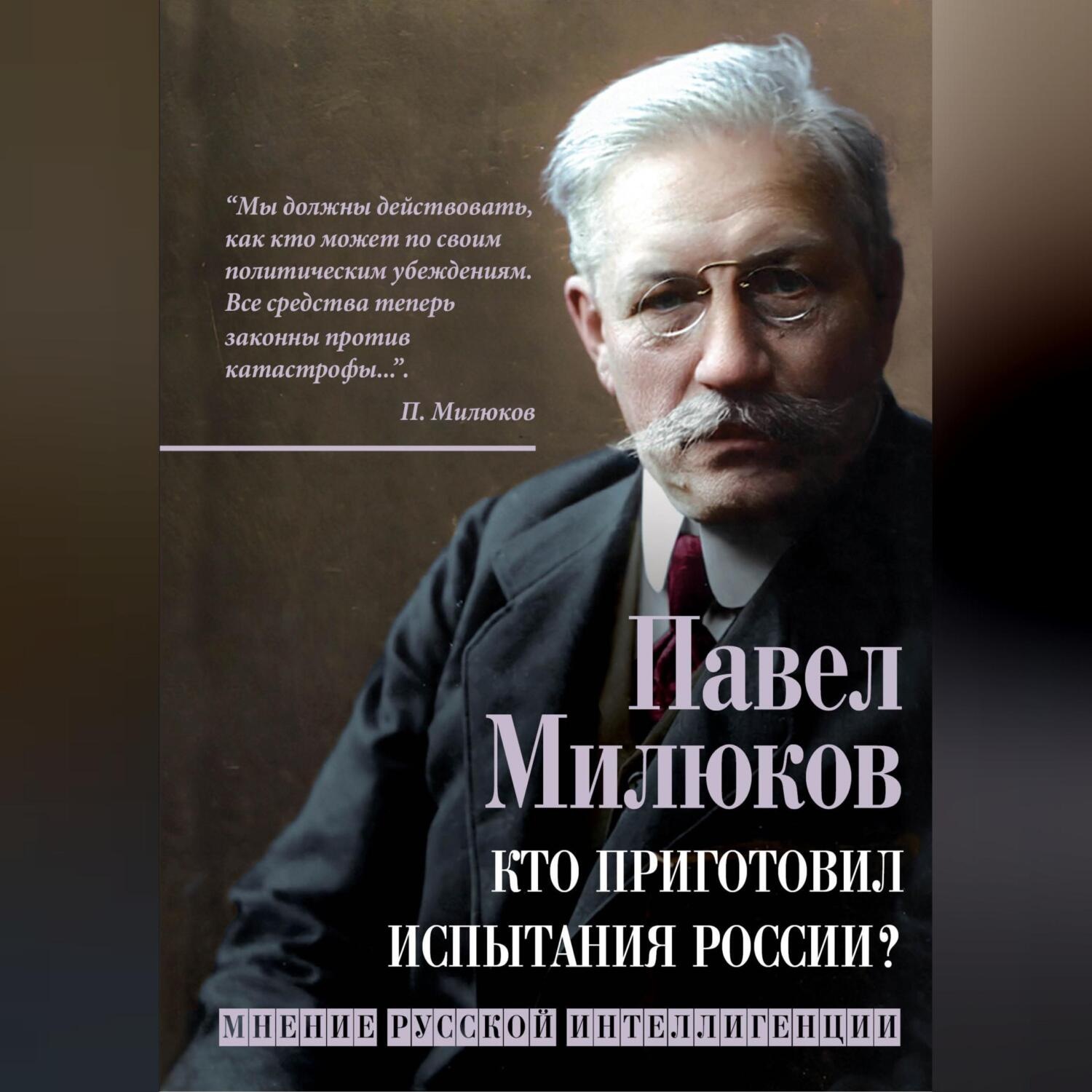 Обложка книги «Кто приготовил испытания России? Мнение русской интеллигенции»