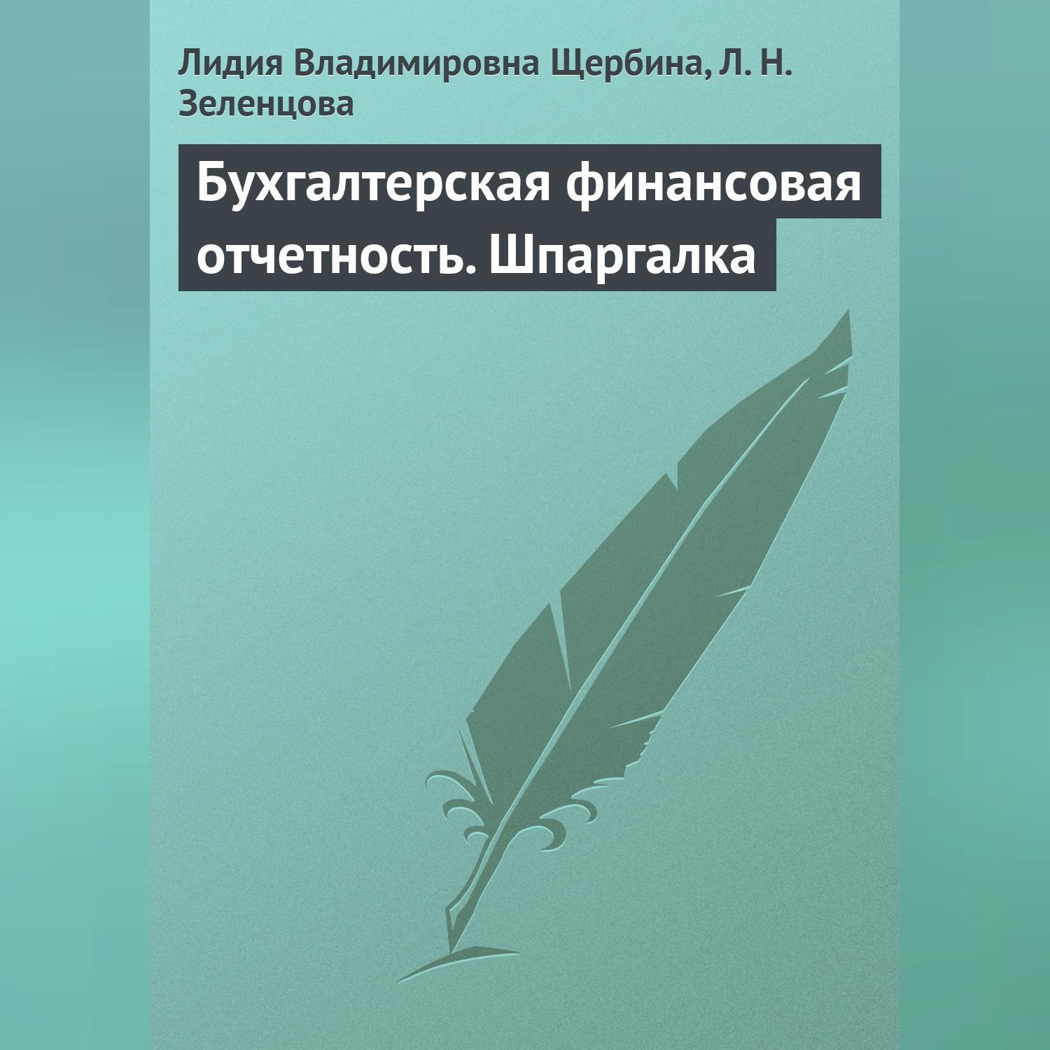 Обложка книги «Бухгалтерская финансовая отчетность. Шпаргалка»
