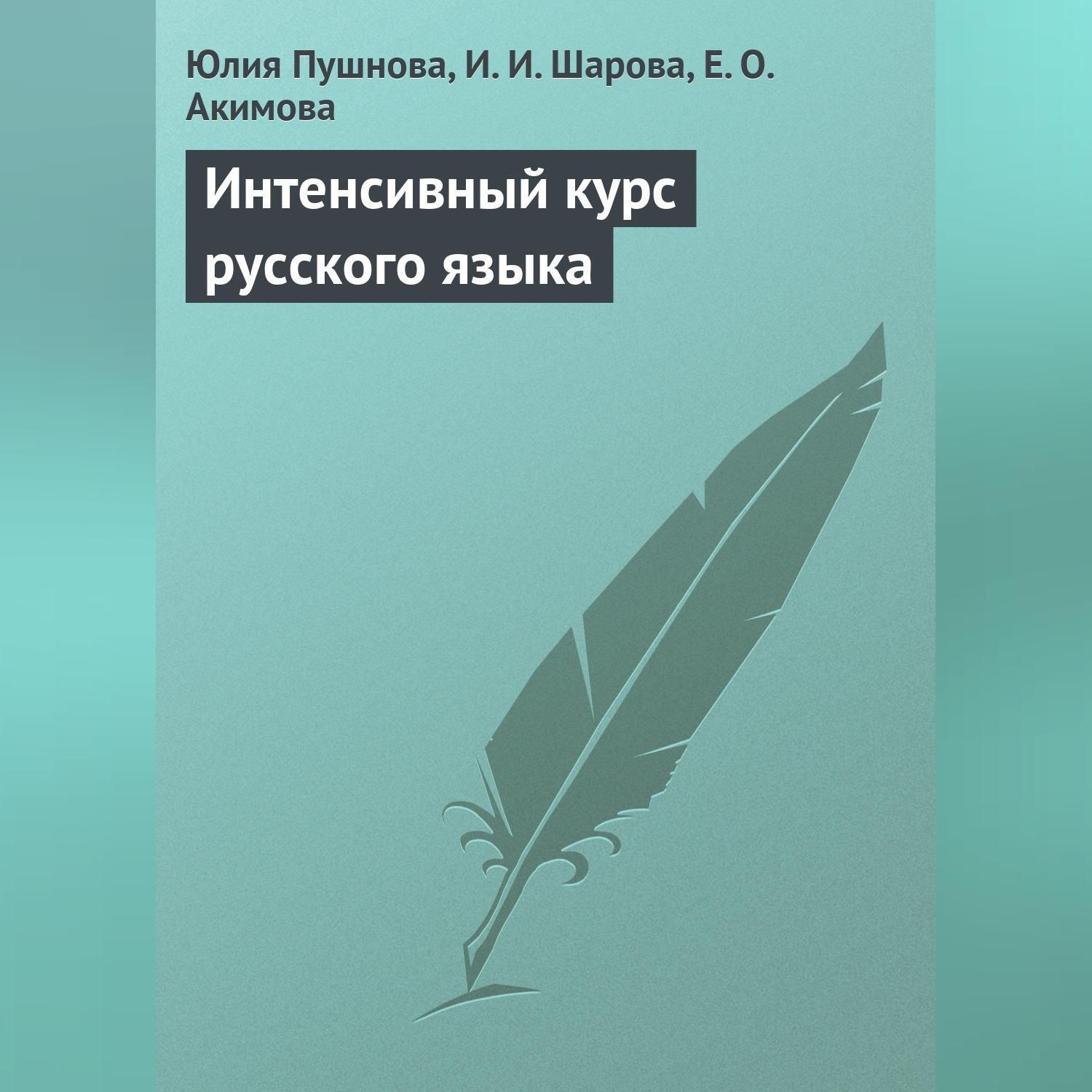 Обложка книги «Интенсивный курс русского языка»