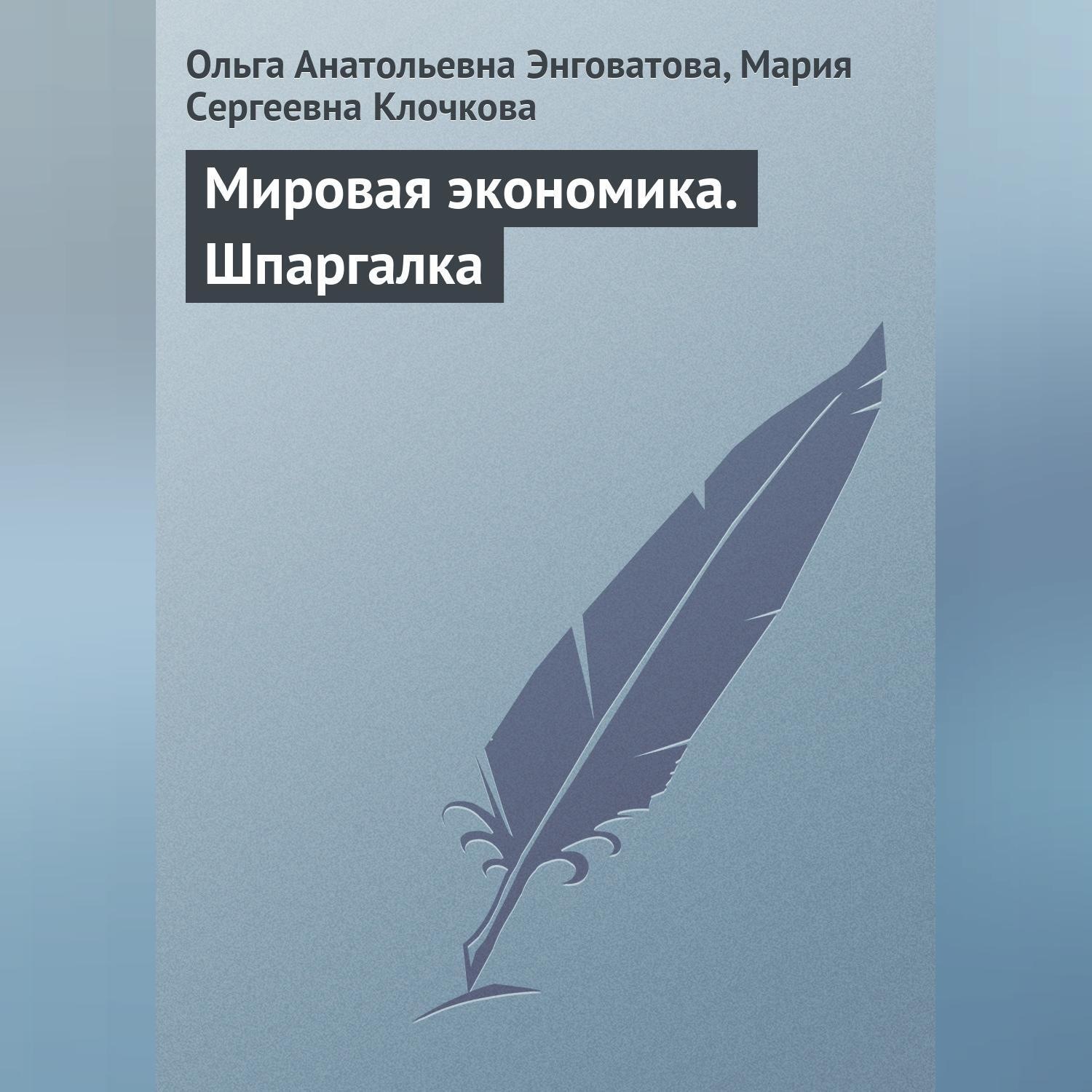 Обложка книги «Мировая экономика. Шпаргалка»
