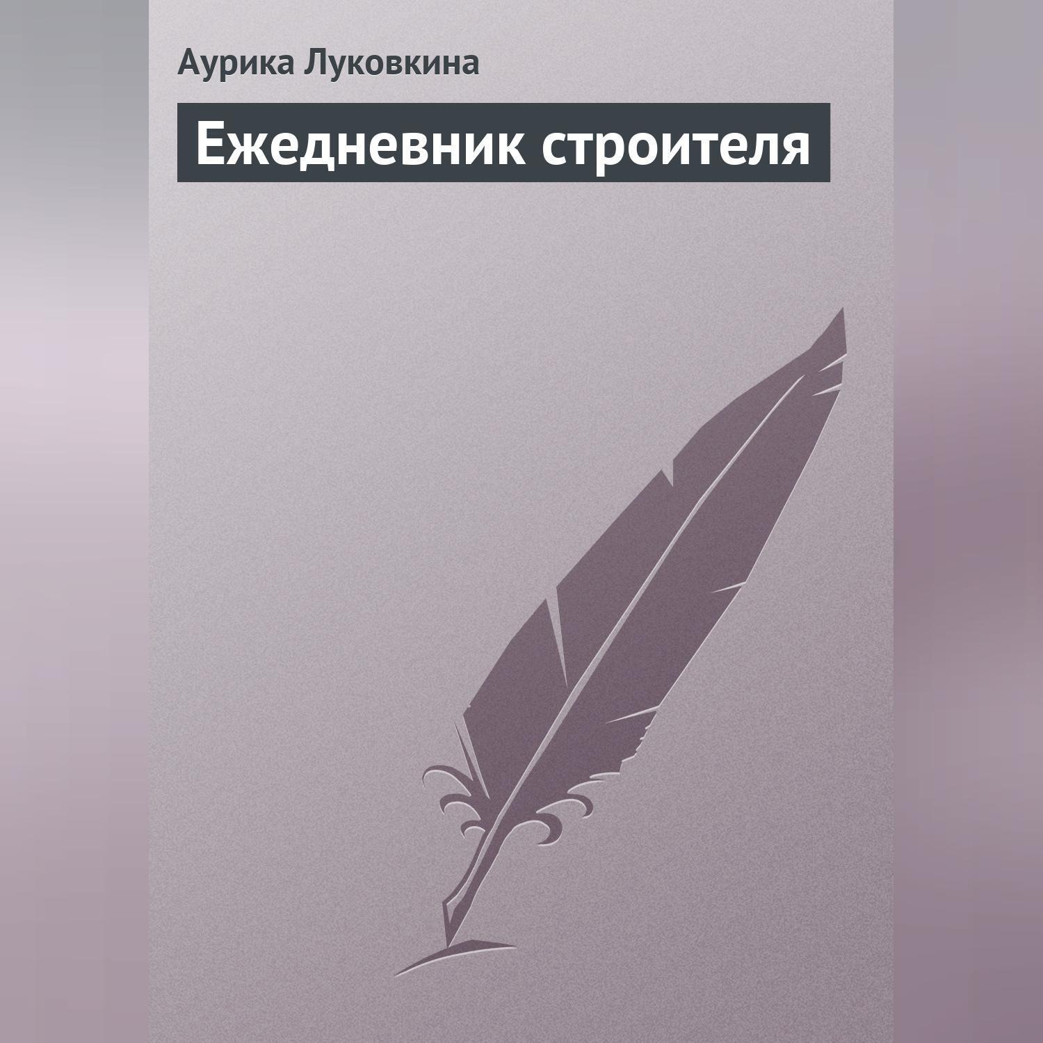 Обложка книги «Ежедневник строителя»