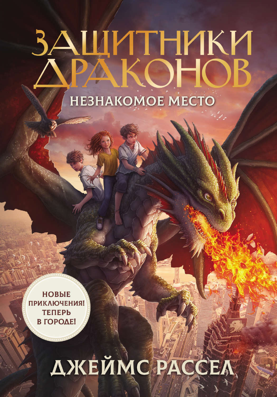Обложка книги «Защитники драконов. Незнакомое место»