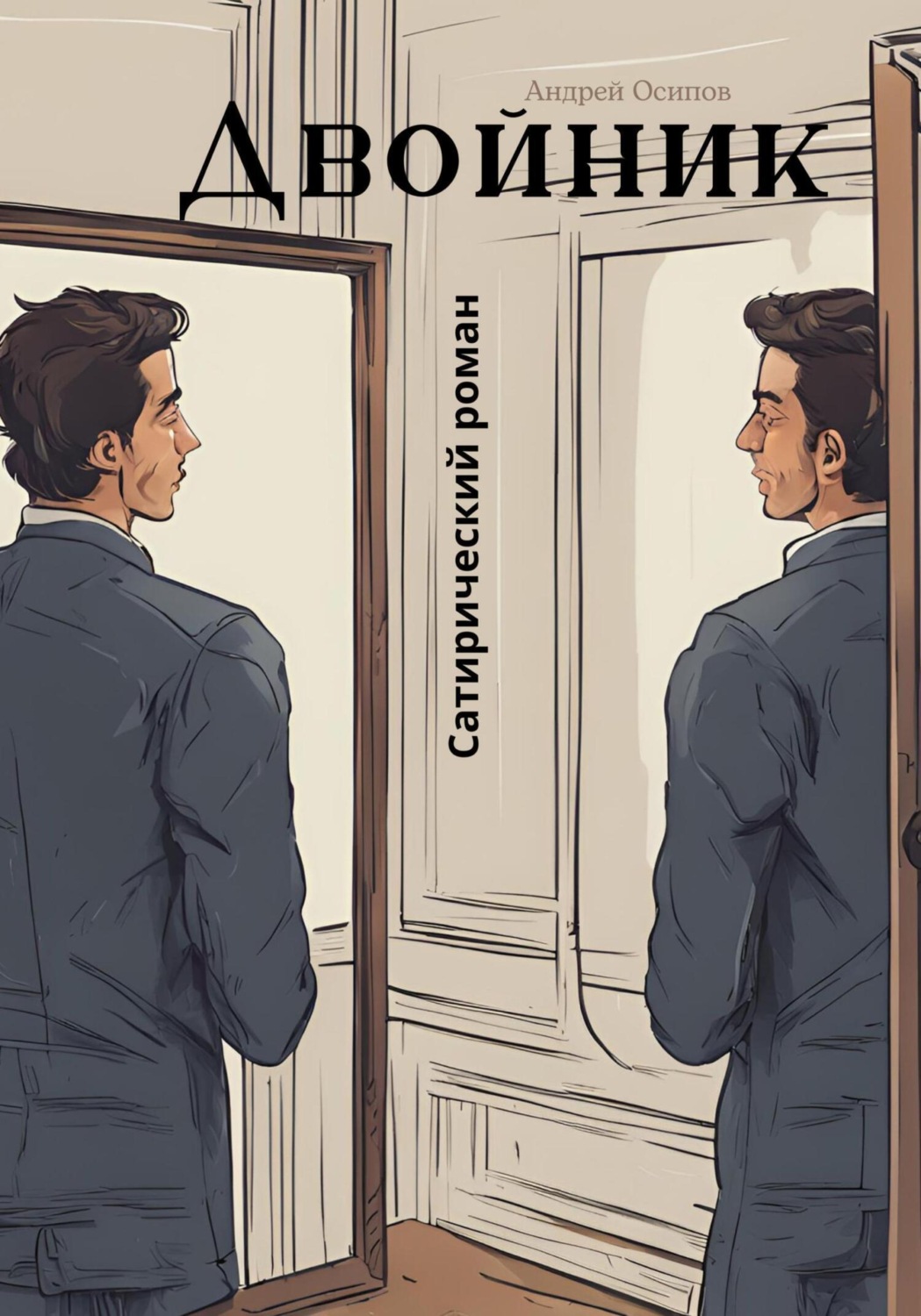 Обложка книги «Сатирический роман Двойник»