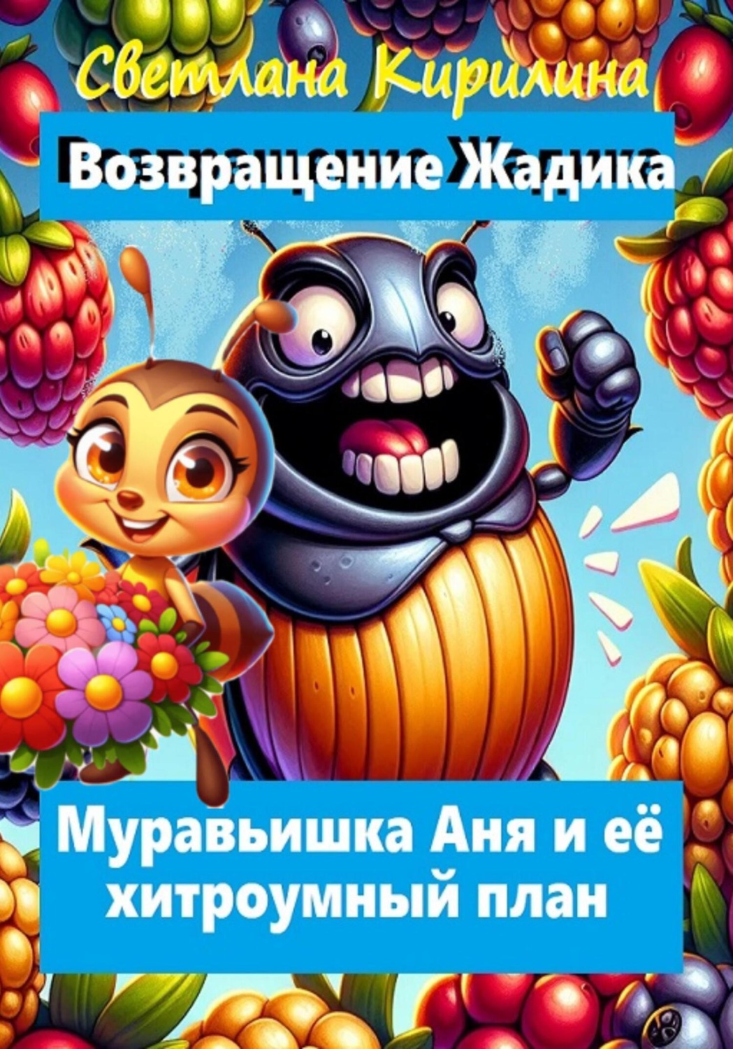 Обложка книги «Возвращение Жадика. Муравьишка Аня и её хитроумный план.»
