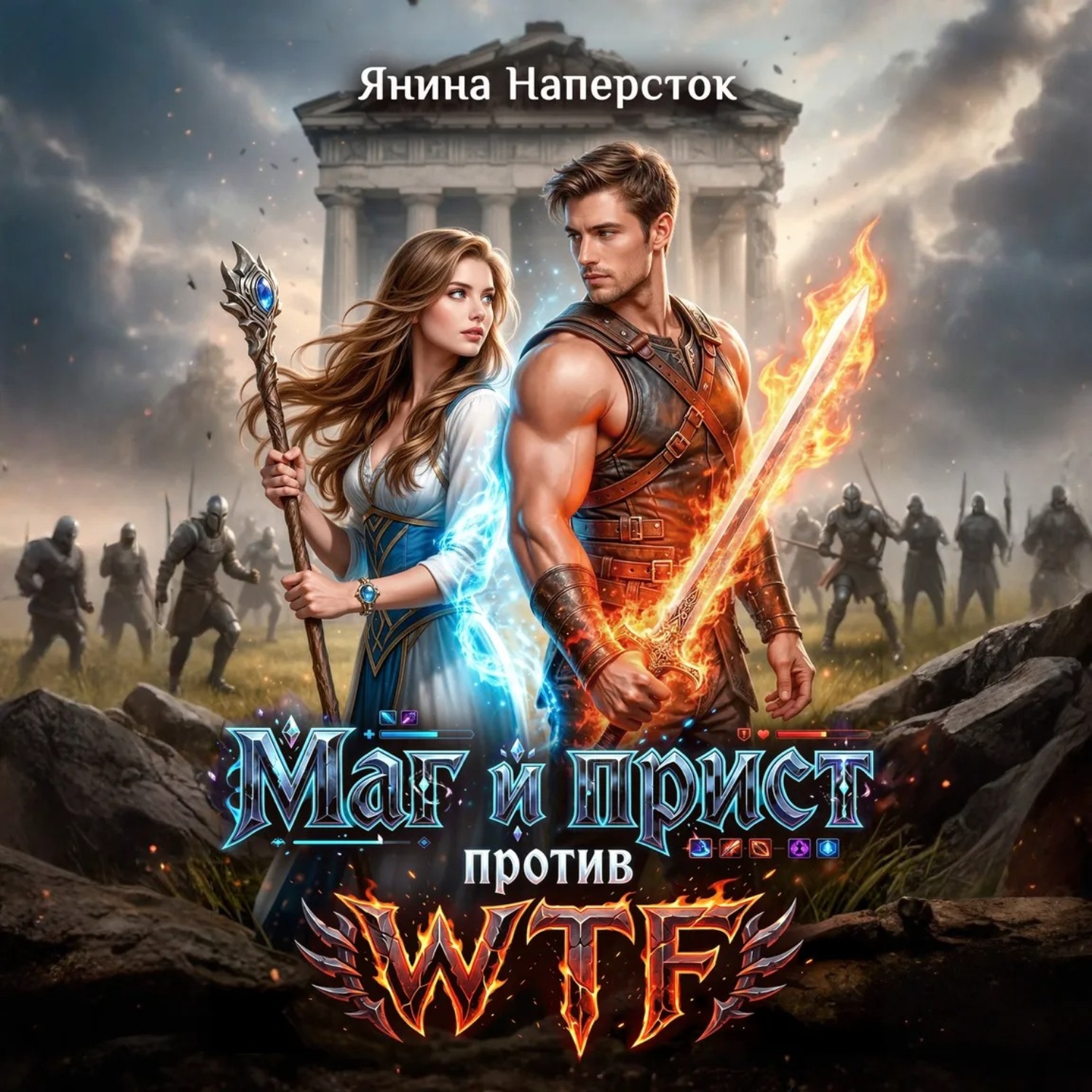 Обложка книги «Маг и прист против WTF»