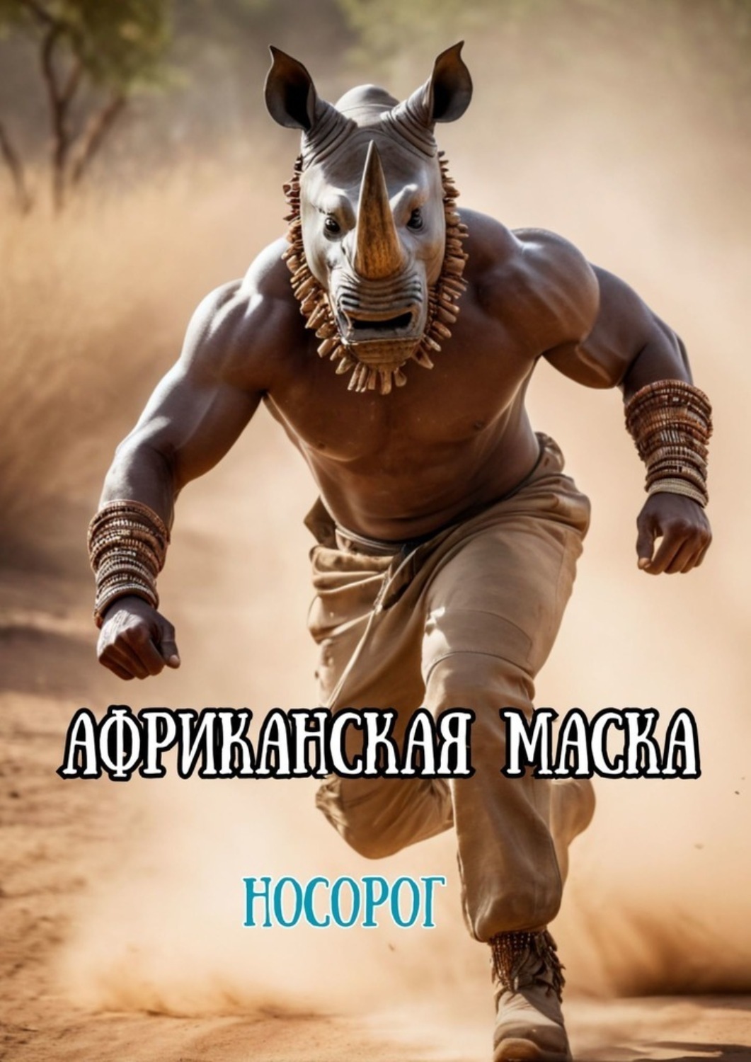 Обложка книги «Африканская маска. Носорог»